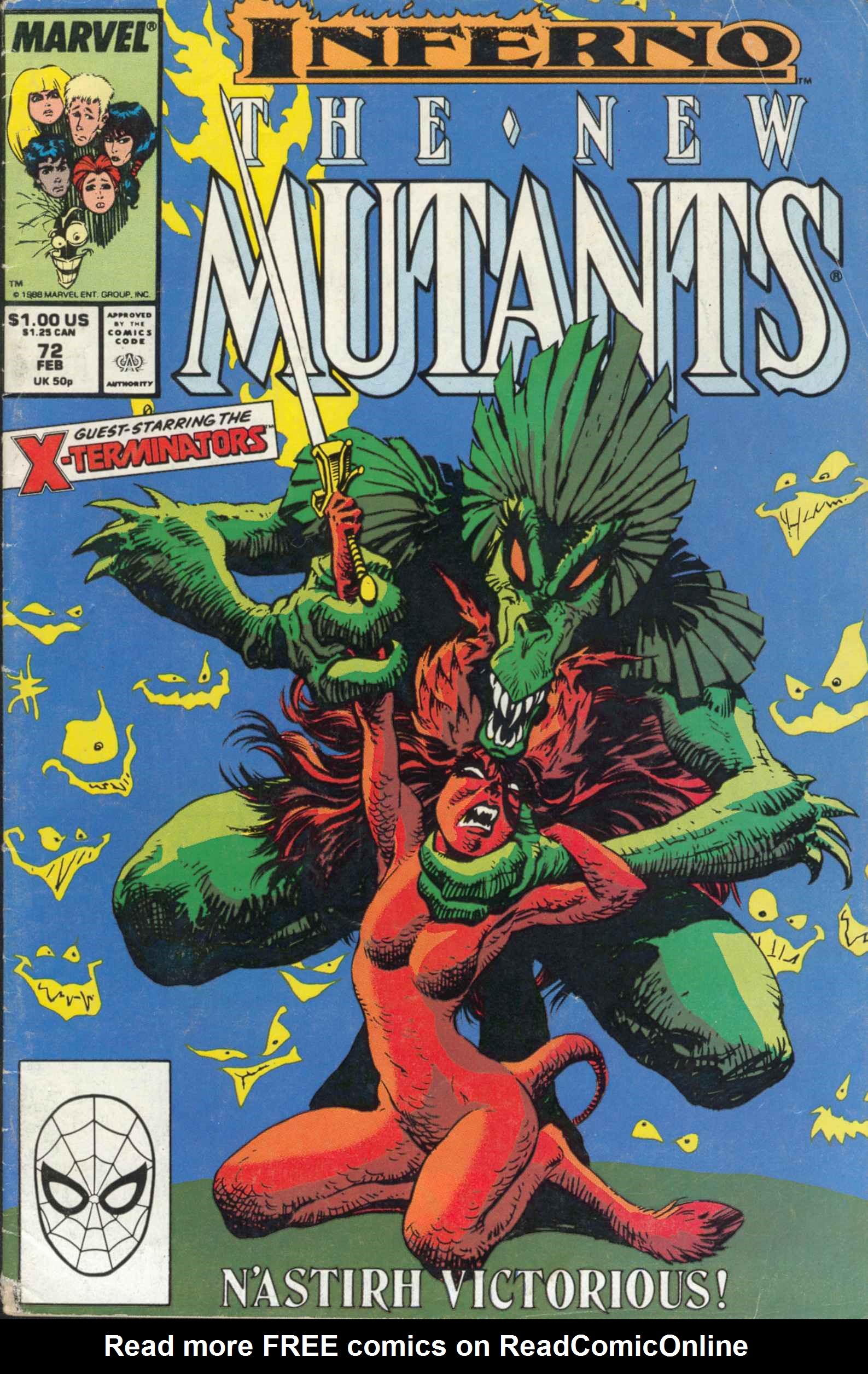 Read online The New Mutants comic -  Issue #72 - 1