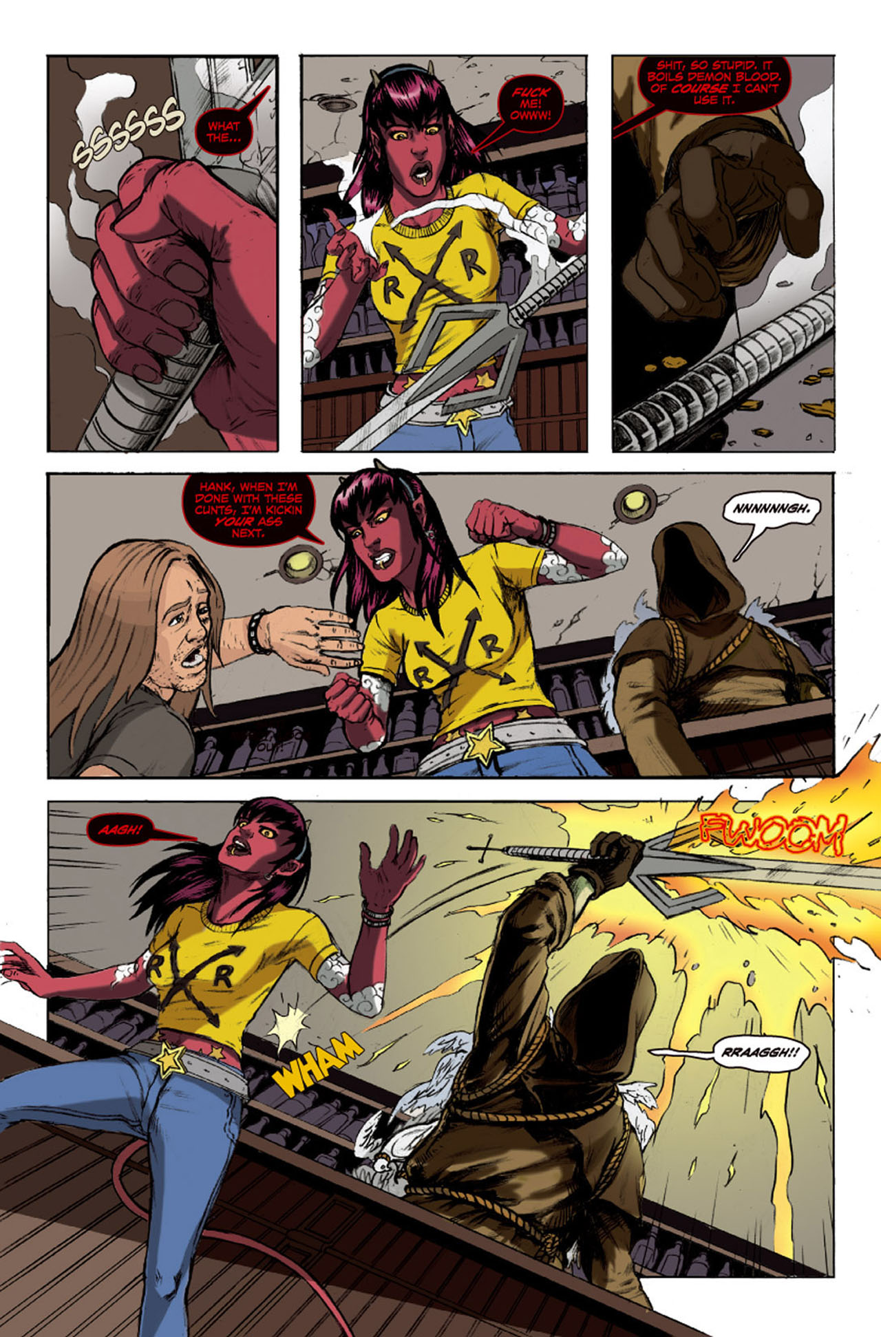Read online Hack/Slash & Mercy Sparx: A Slice of Hell comic -  Issue #2 - 9