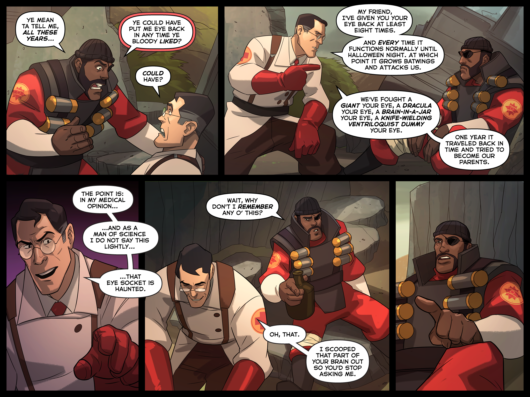 Read online Team Fortress 2 comic -  Issue #6 - 93