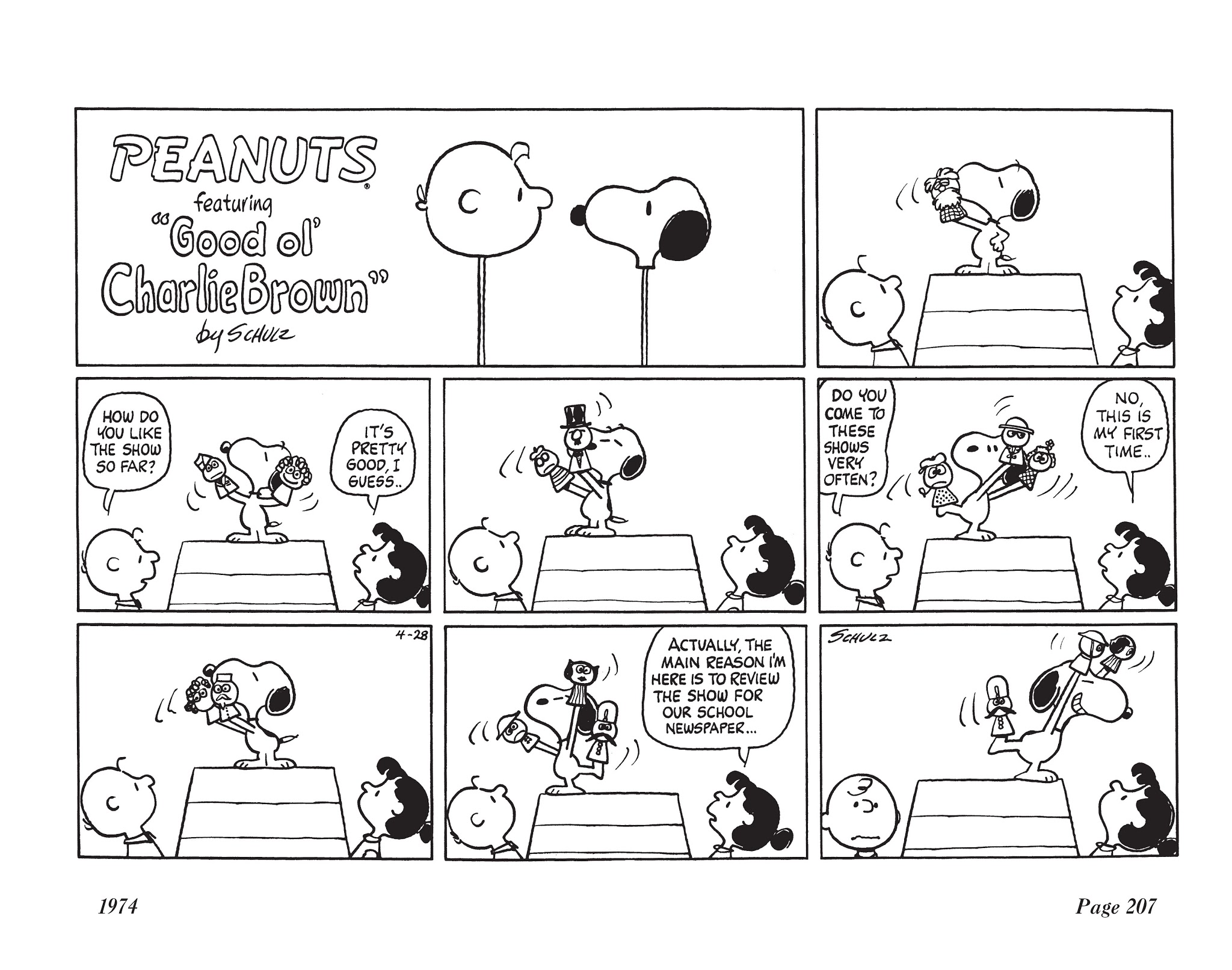 Read online The Complete Peanuts comic -  Issue # TPB 12 - 221