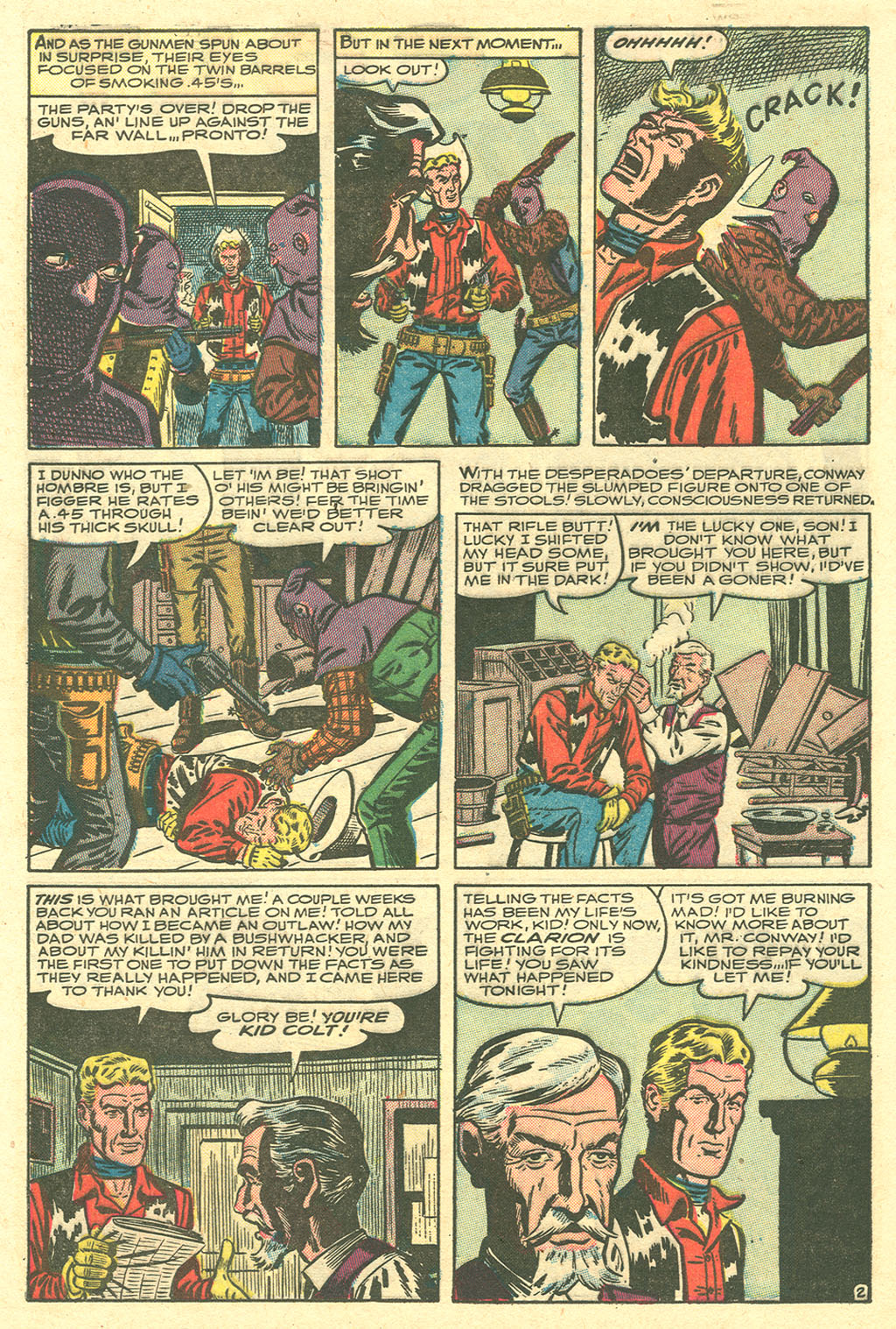 Read online Kid Colt Outlaw comic -  Issue #37 - 28