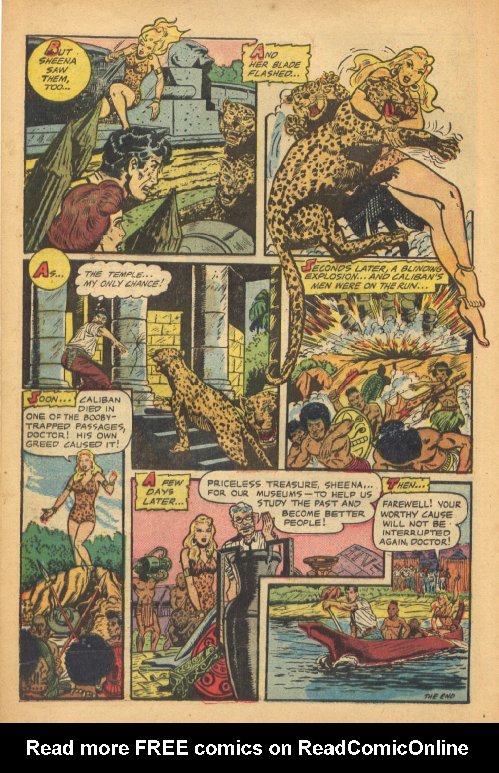 Read online Sheena, Queen of the Jungle (1942) comic -  Issue #16 - 12