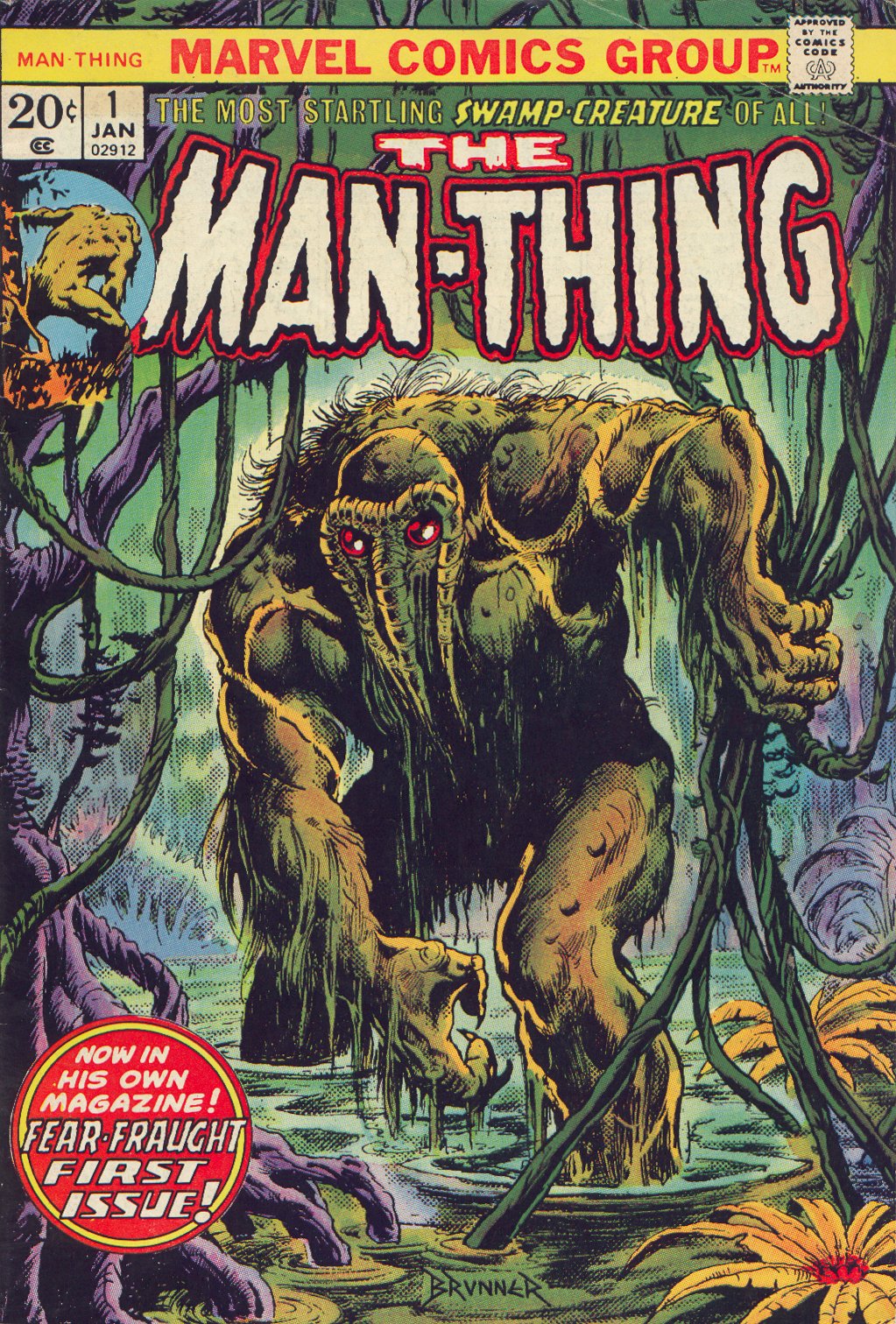 Read online Man-Thing (1974) comic -  Issue #1 - 1