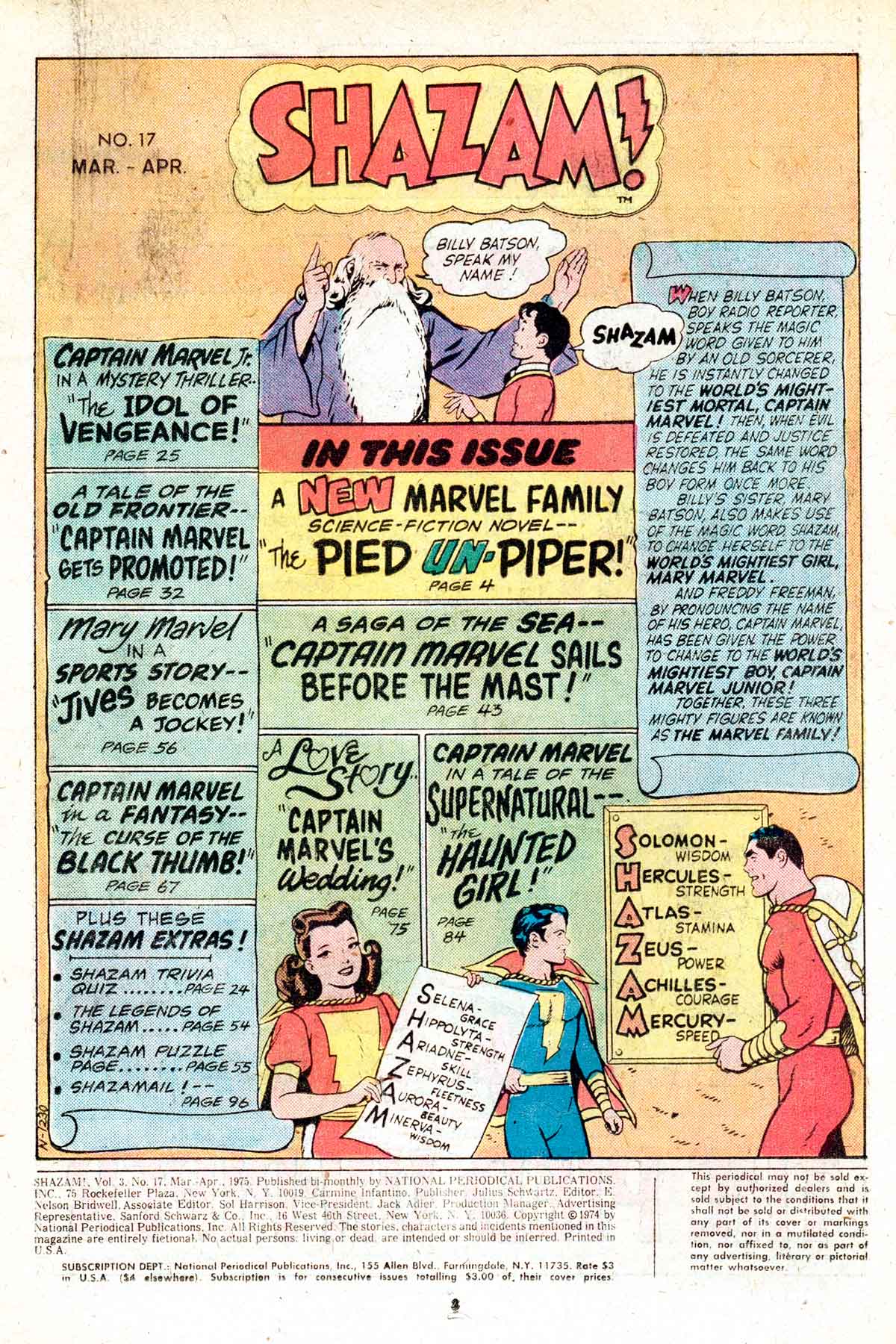 Read online Shazam! (1973) comic -  Issue #17 - 3