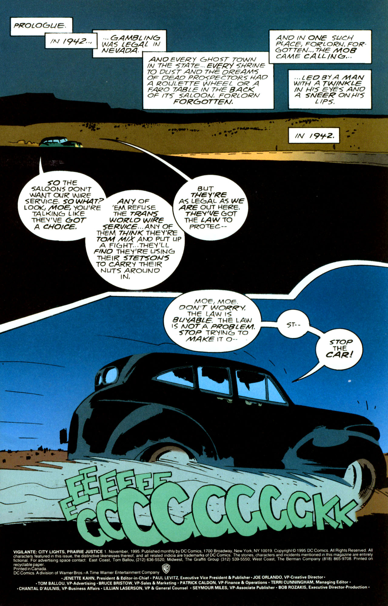 Read online Vigilante: City Lights, Prairie Justice comic -  Issue #1 - 2