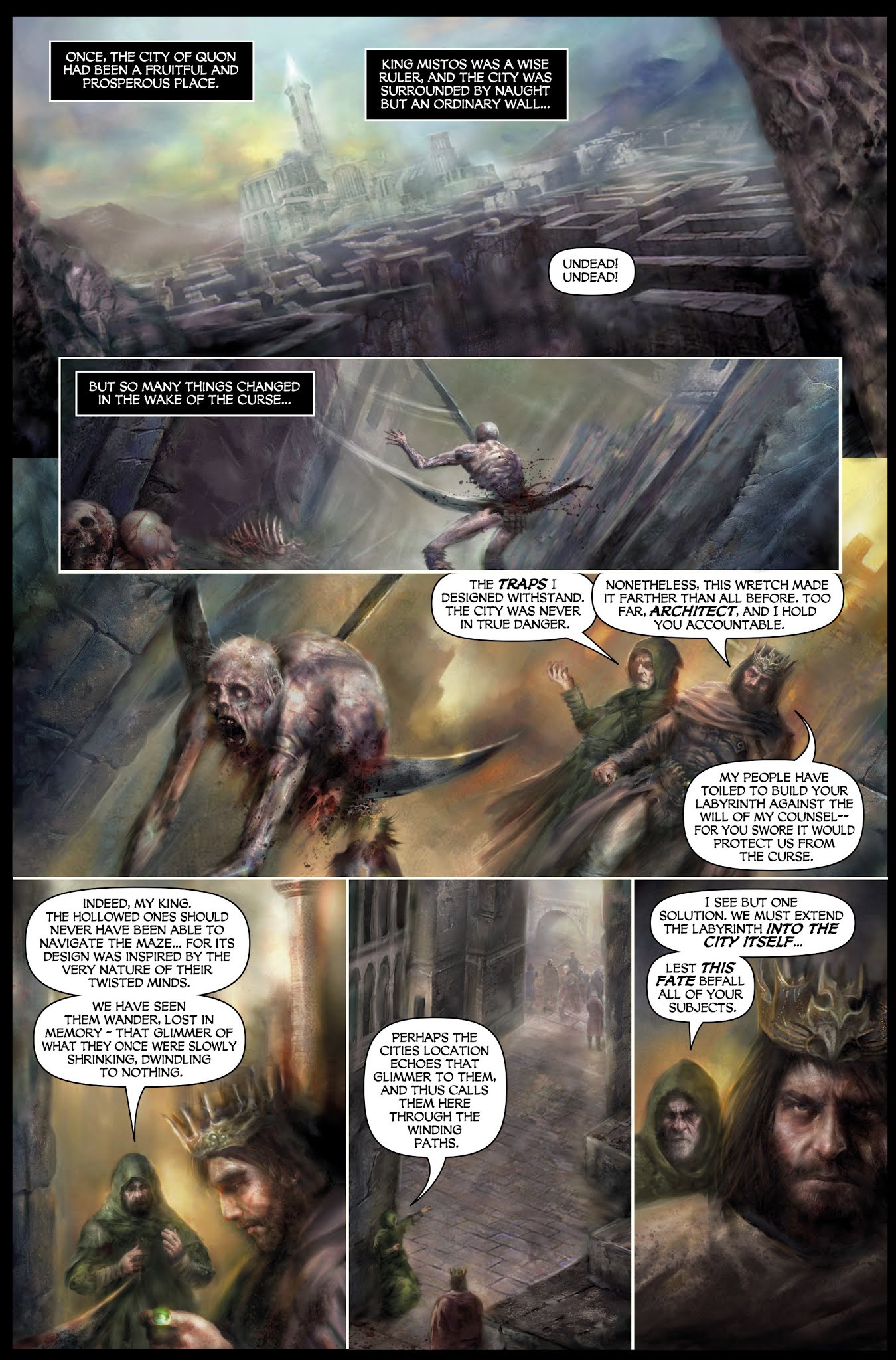 Read online Dark Souls: Legends of the Flame comic -  Issue #1 - 21