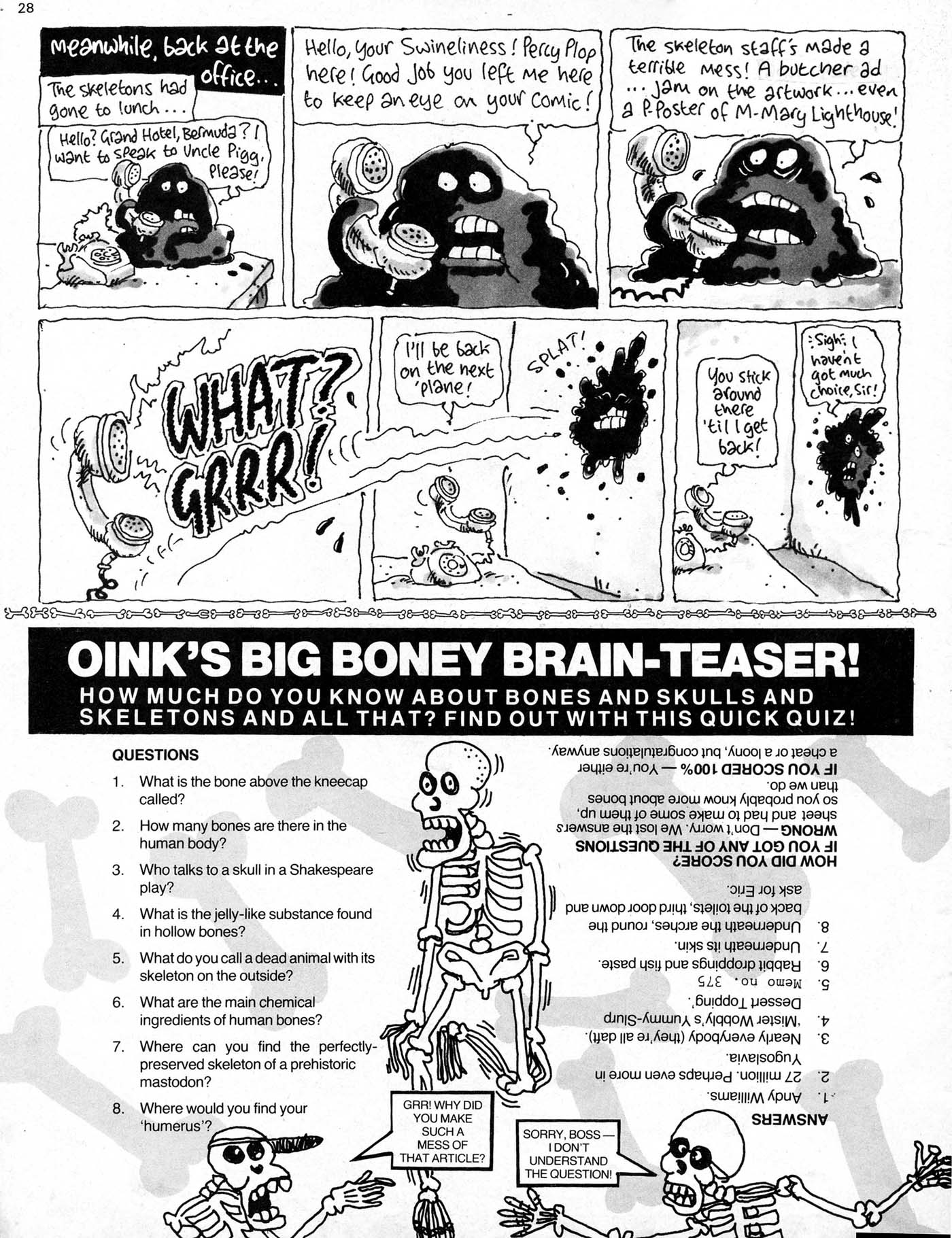 Read online Oink! comic -  Issue #8 - 26