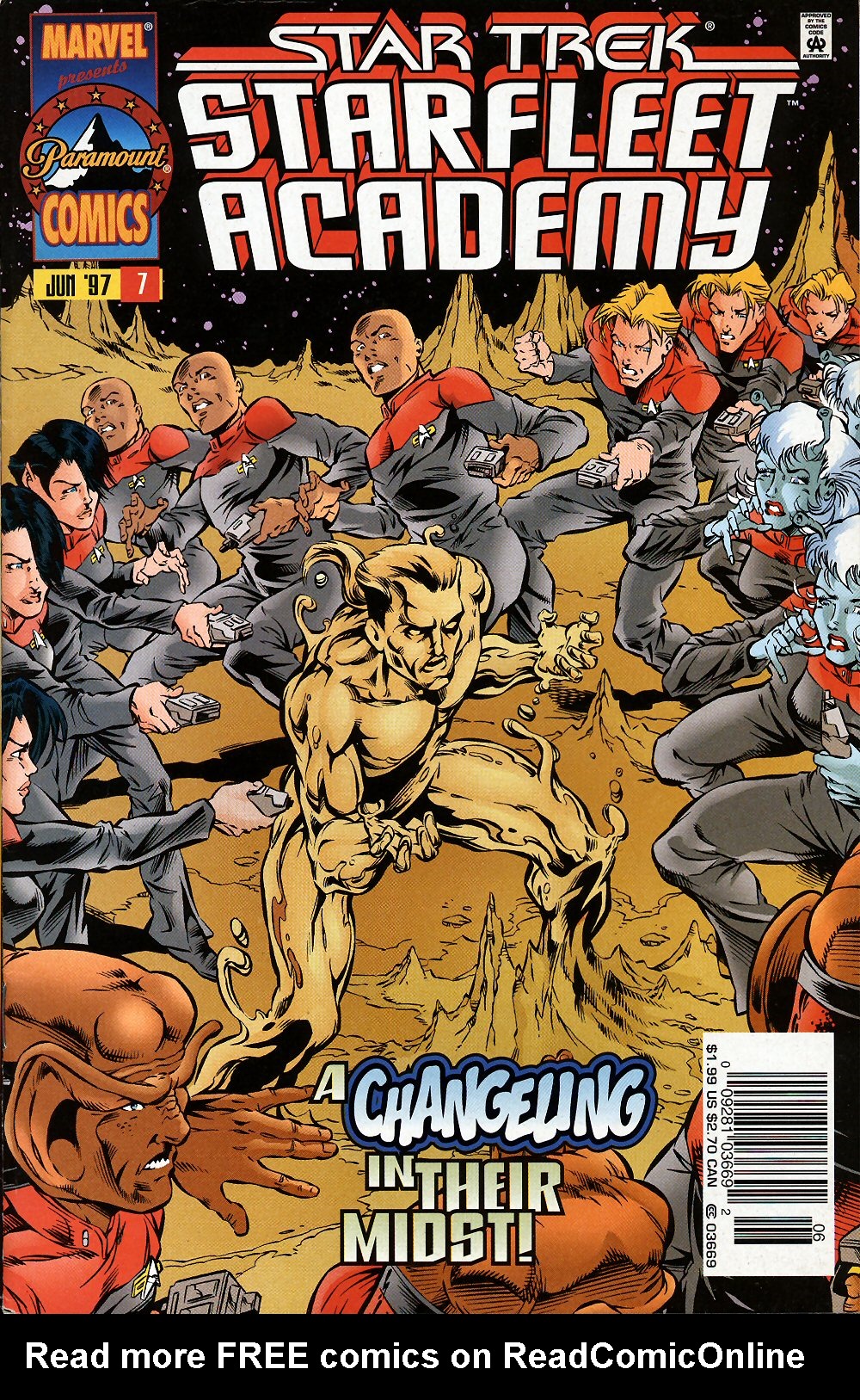 Read online Star Trek: Starfleet Academy (1996) comic -  Issue #7 - 1