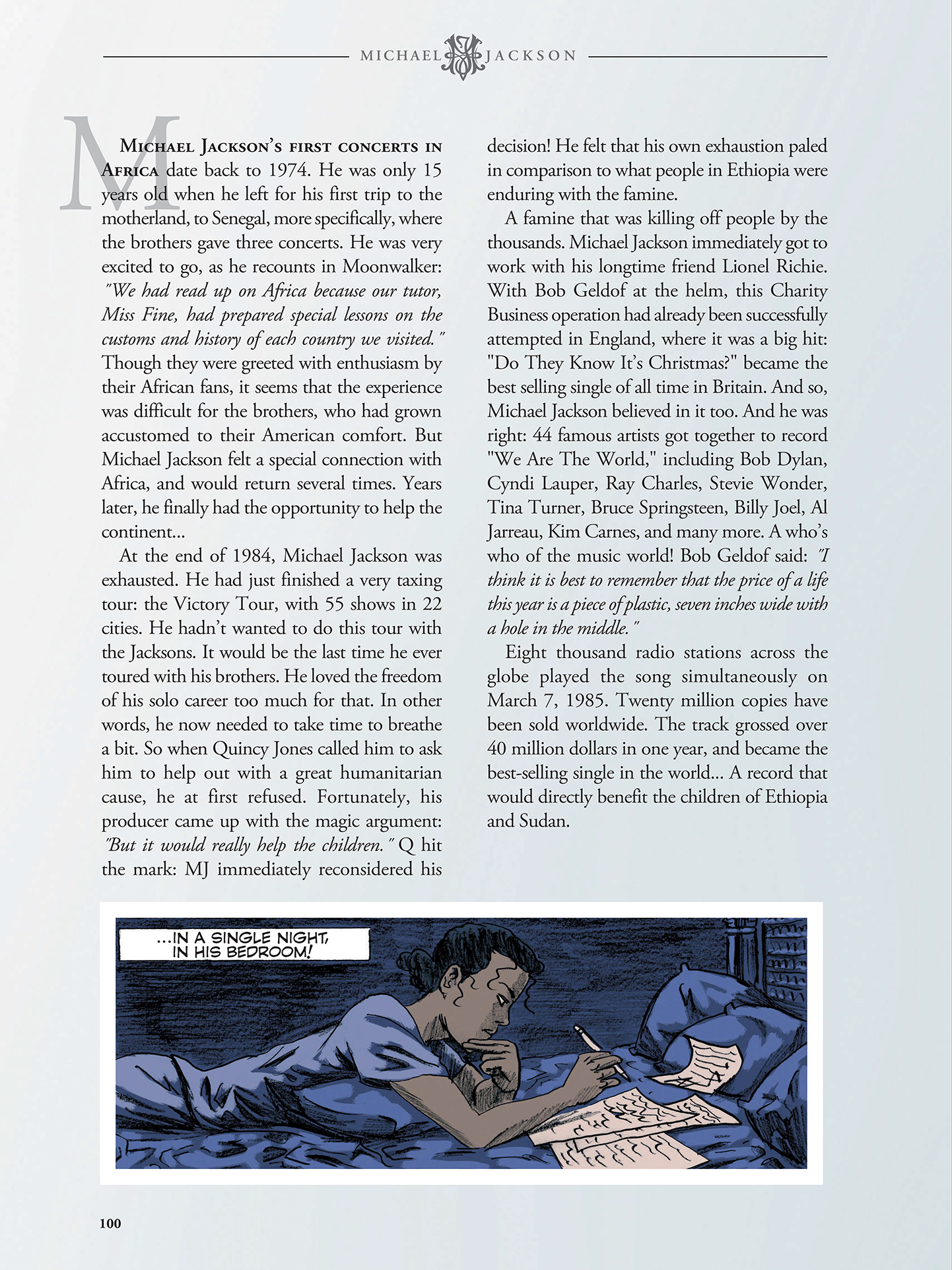 Read online Michael Jackson in Comics comic -  Issue # TPB (Part 1) - 100