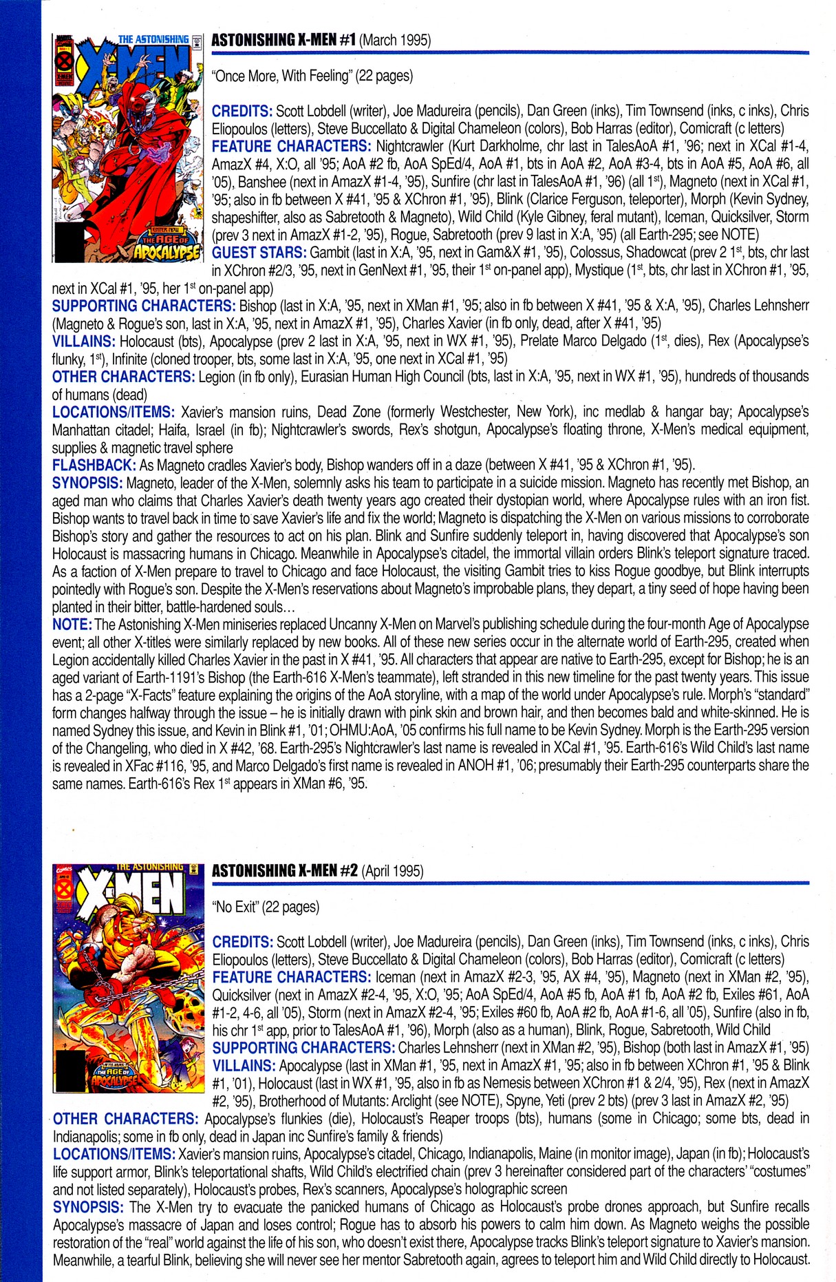 Read online Official Index to the Marvel Universe comic -  Issue #8 - 56