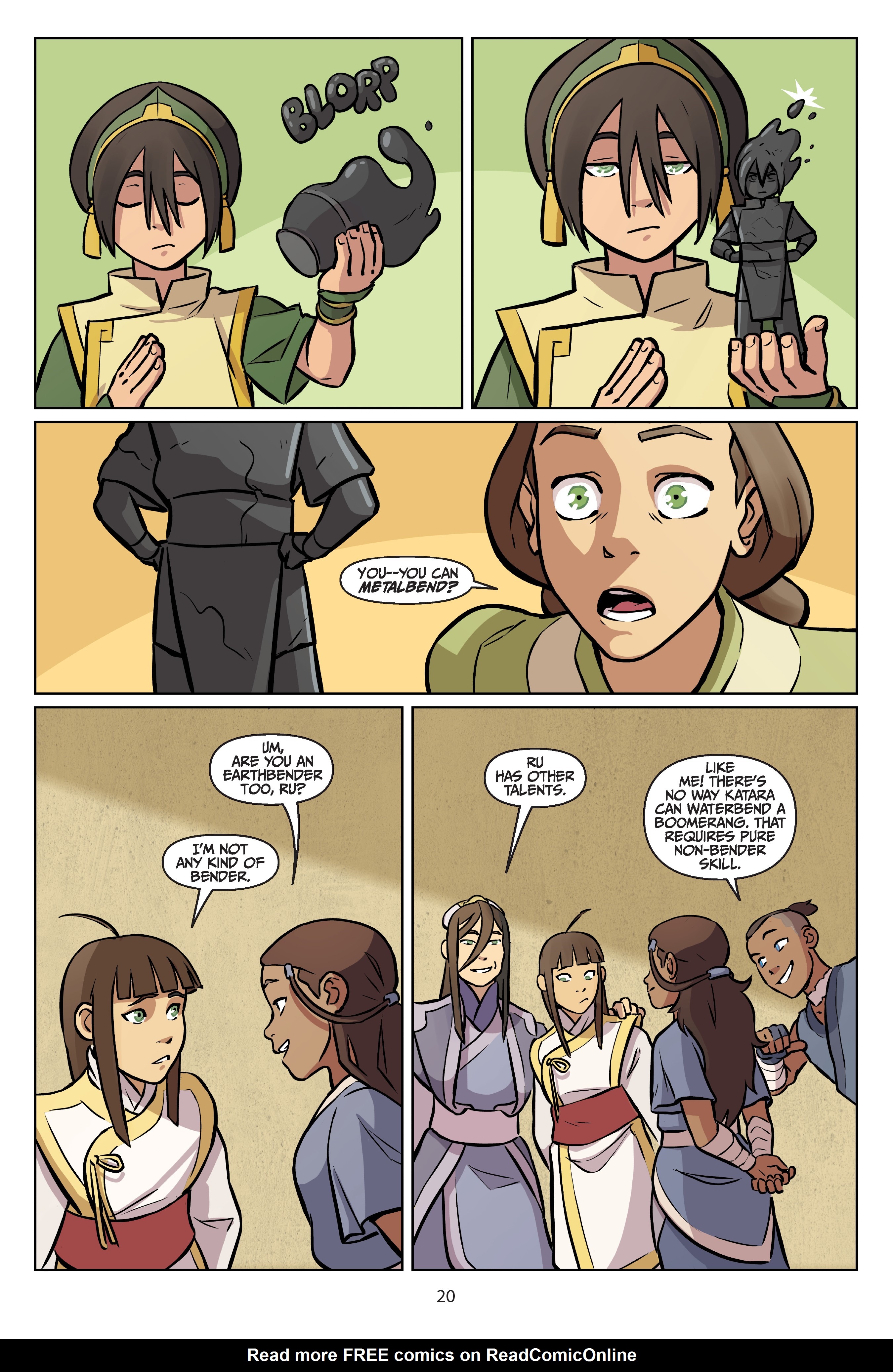 Read online Nickelodeon Avatar: The Last Airbender - Imbalance comic -  Issue # TPB 2 - 21