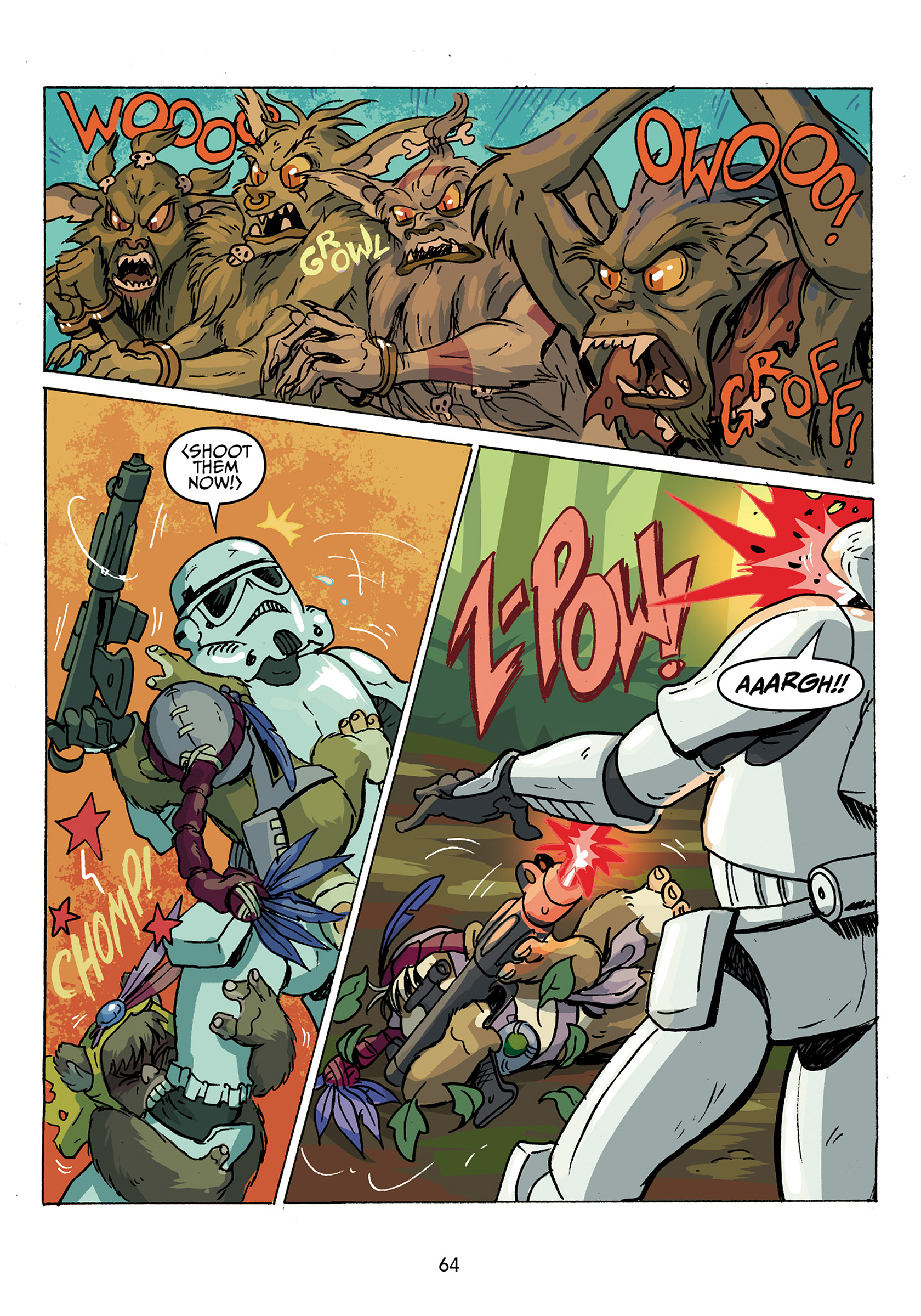 Read online Star Wars: Ewoks - Shadows of Endor comic -  Issue # TPB - 65