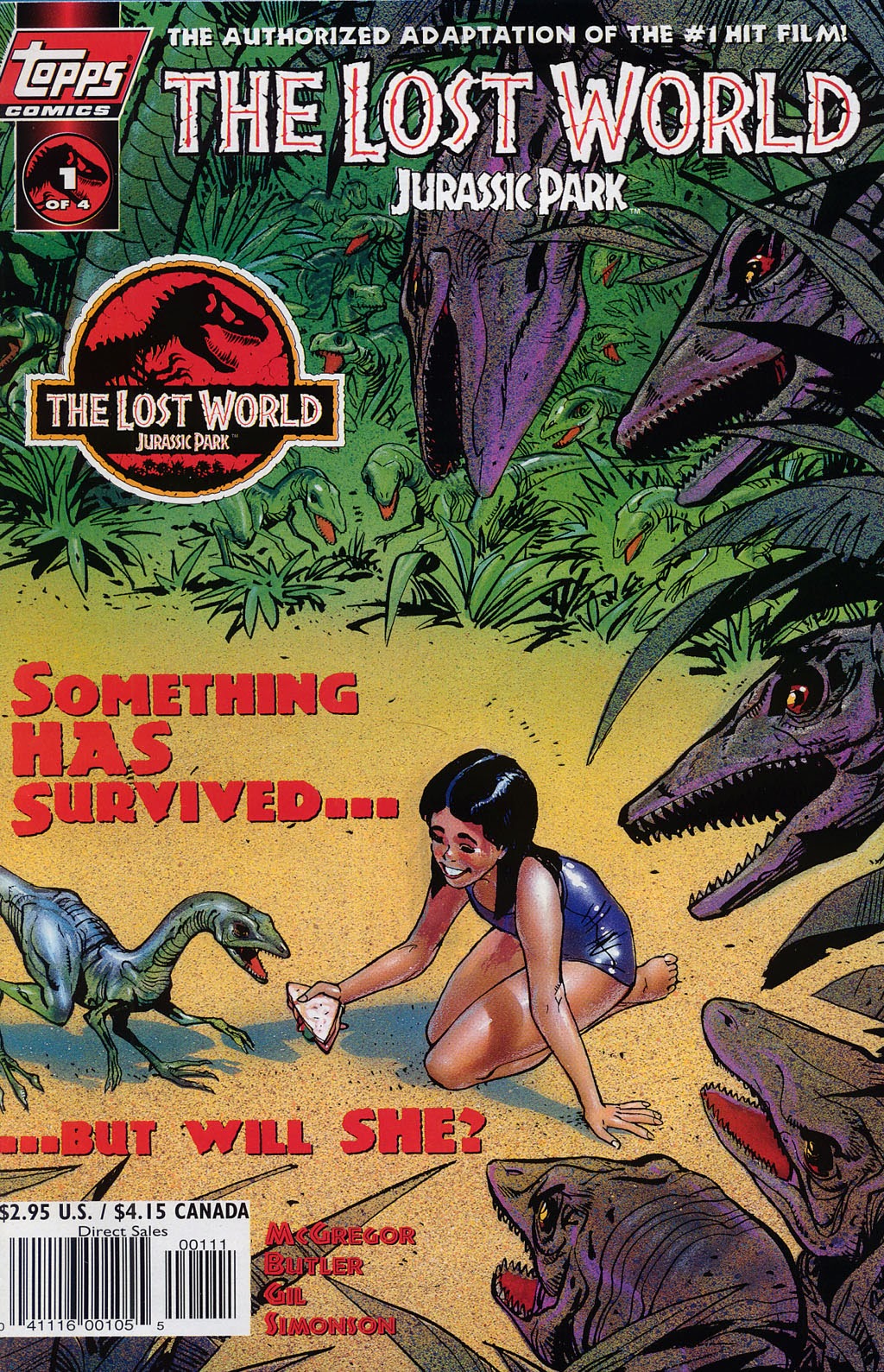 The Lost World: Jurassic Park issue 1 - Page 1