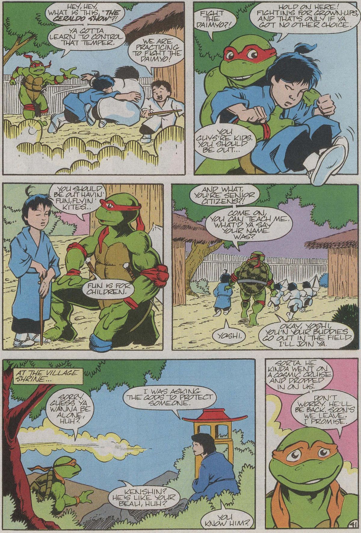 Read online Teenage Mutant Ninja Turtles III The Movie: The Turtles Are Back...In Time! comic -  Issue # Full - 42