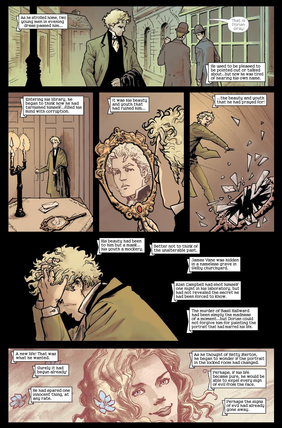 Read online Marvel Illustrated: The Picture of Dorian Gray comic -  Issue #6 - 18