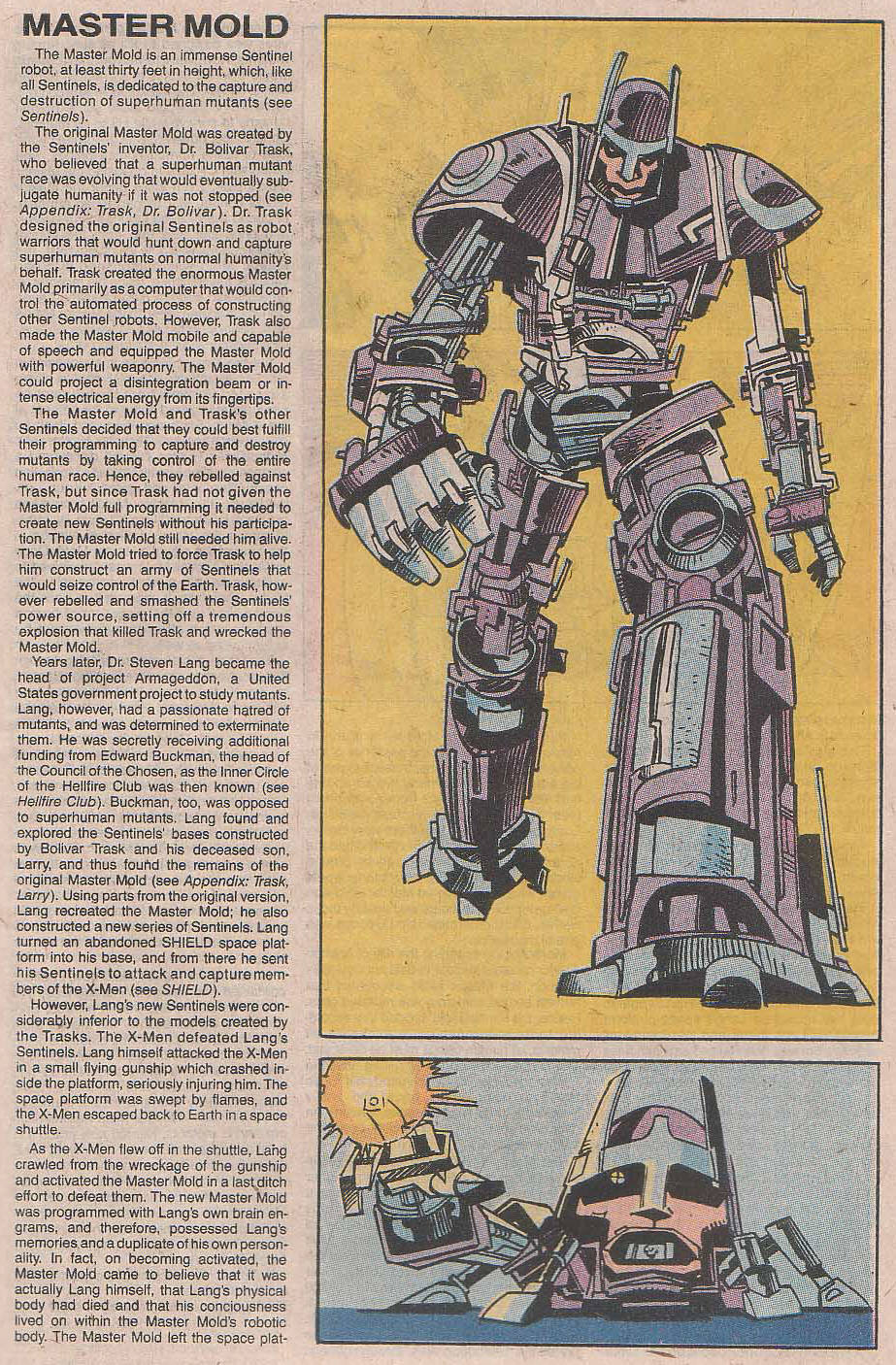 Read online The Official Handbook of the Marvel Universe: Update '89 comic -  Issue #5 - 7