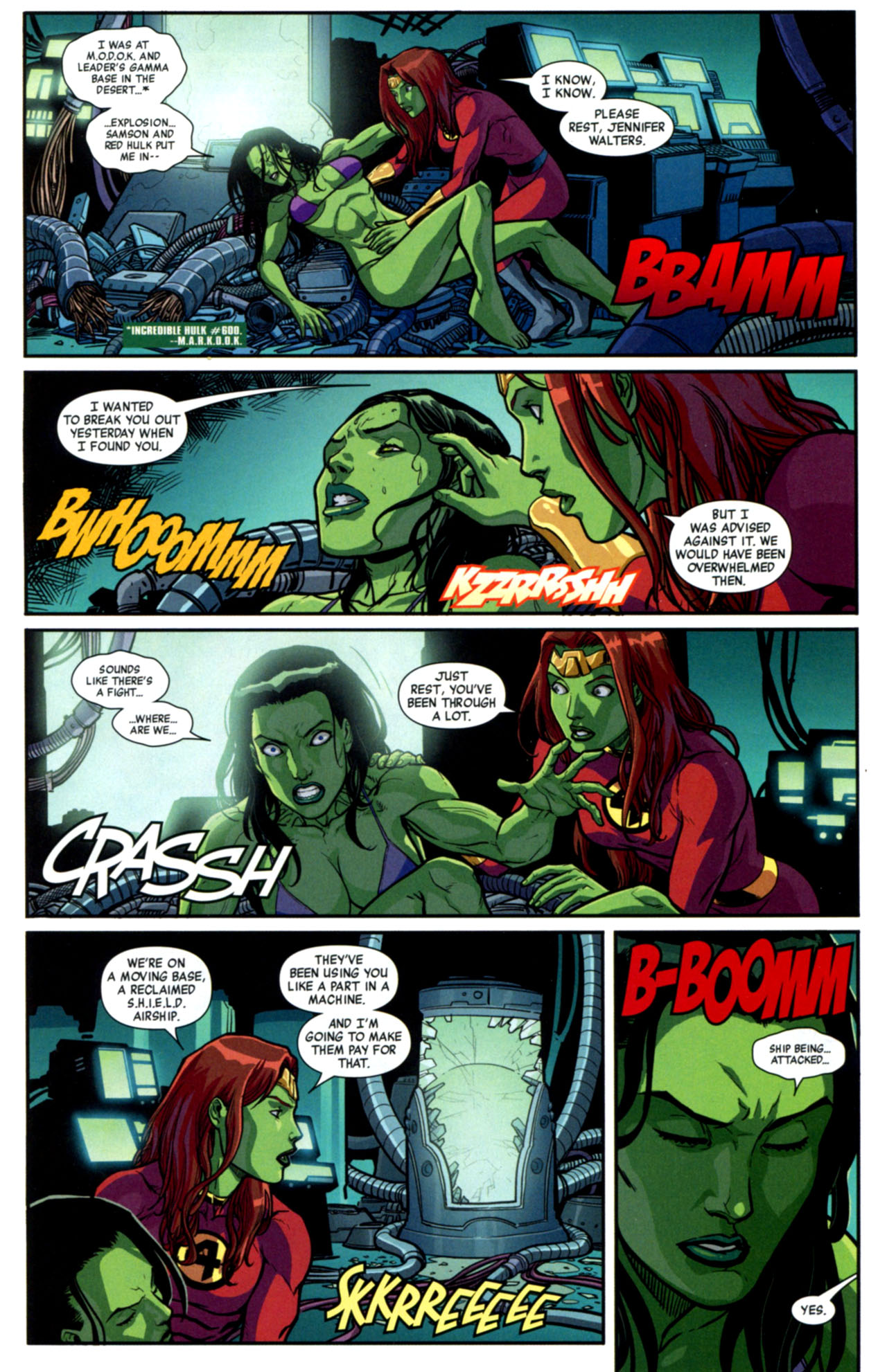 Read online Fall of the Hulks: The Savage She-Hulks comic -  Issue #2 - 8