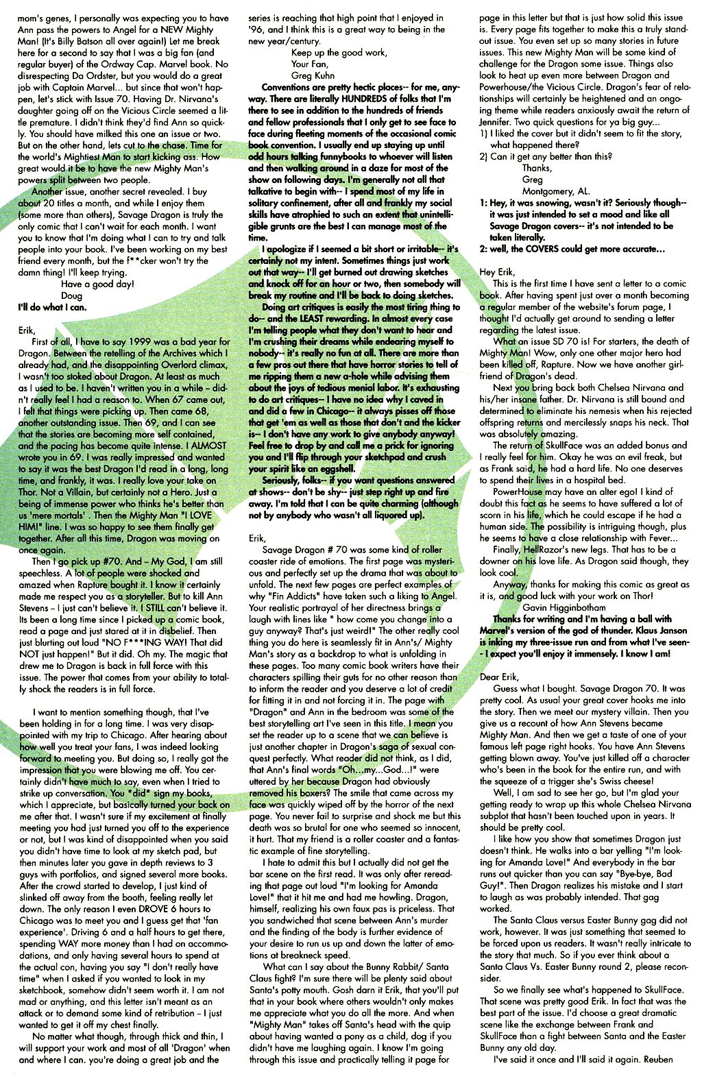 Read online The Savage Dragon (1993) comic -  Issue #72 - 26
