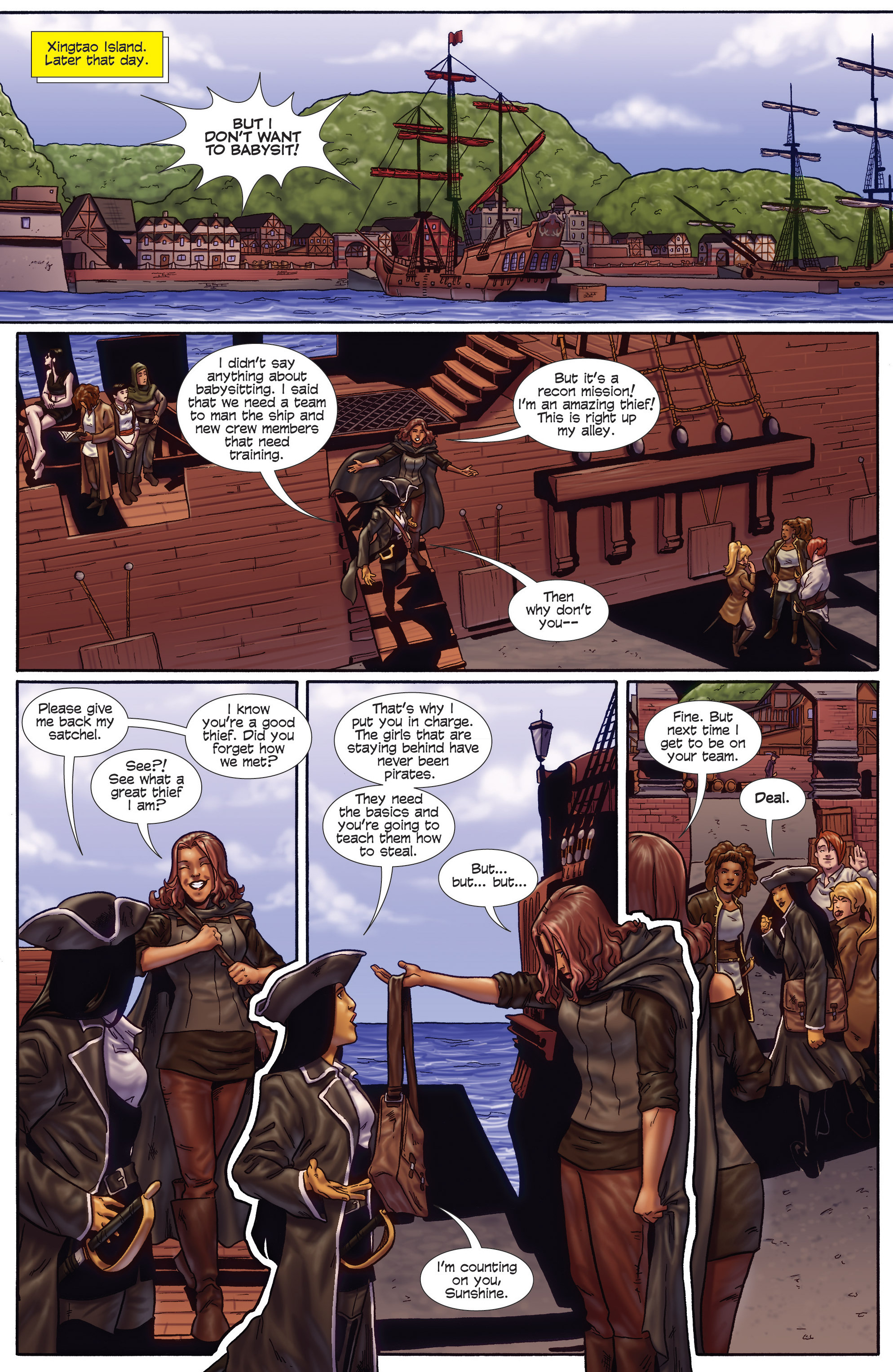 Read online Princeless: Raven the Pirate Princess comic -  Issue #6 - 7