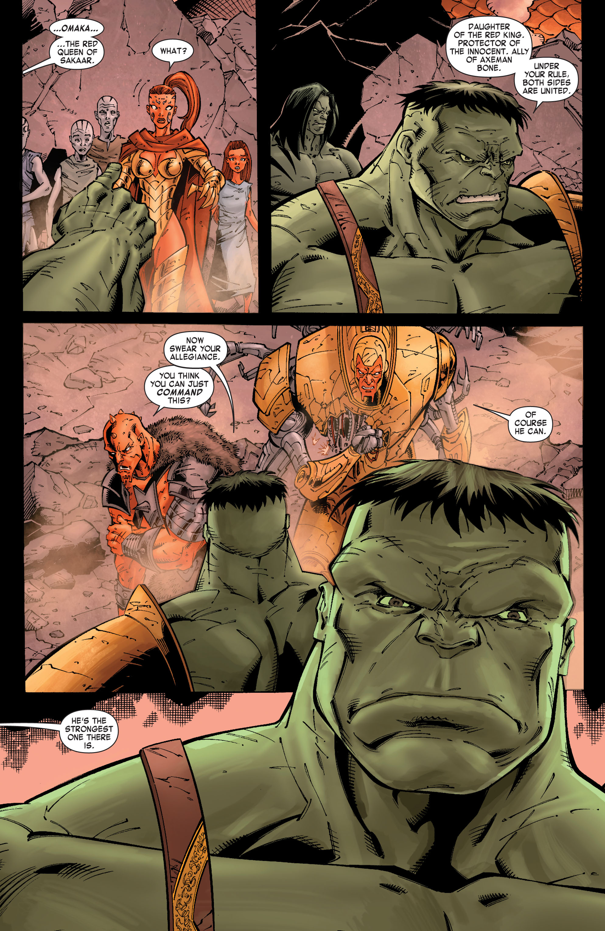 Read online Skaar: Son of Hulk comic -  Issue #9 - 13
