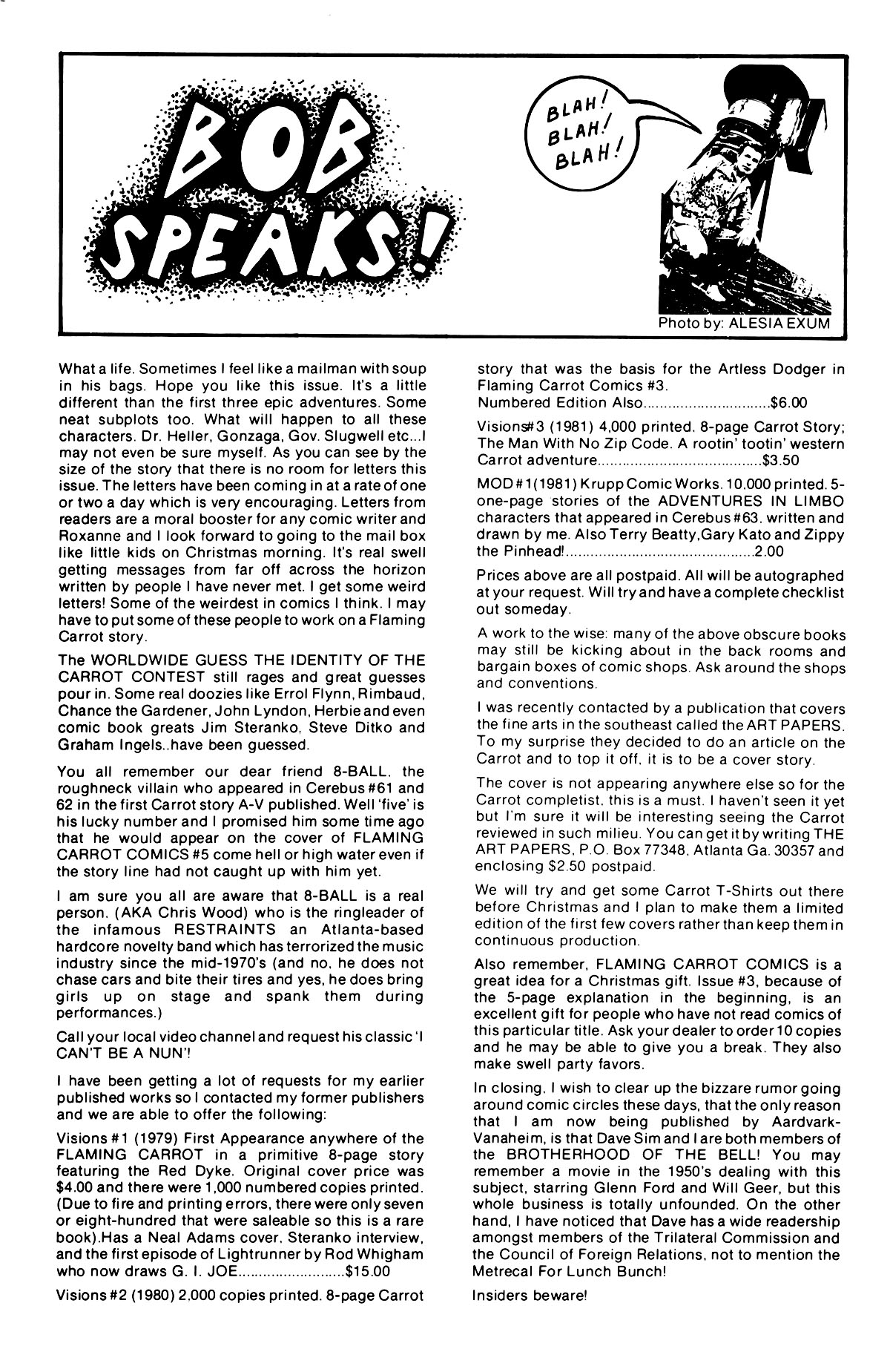 Read online Flaming Carrot Comics (1984) comic -  Issue #4 - 35
