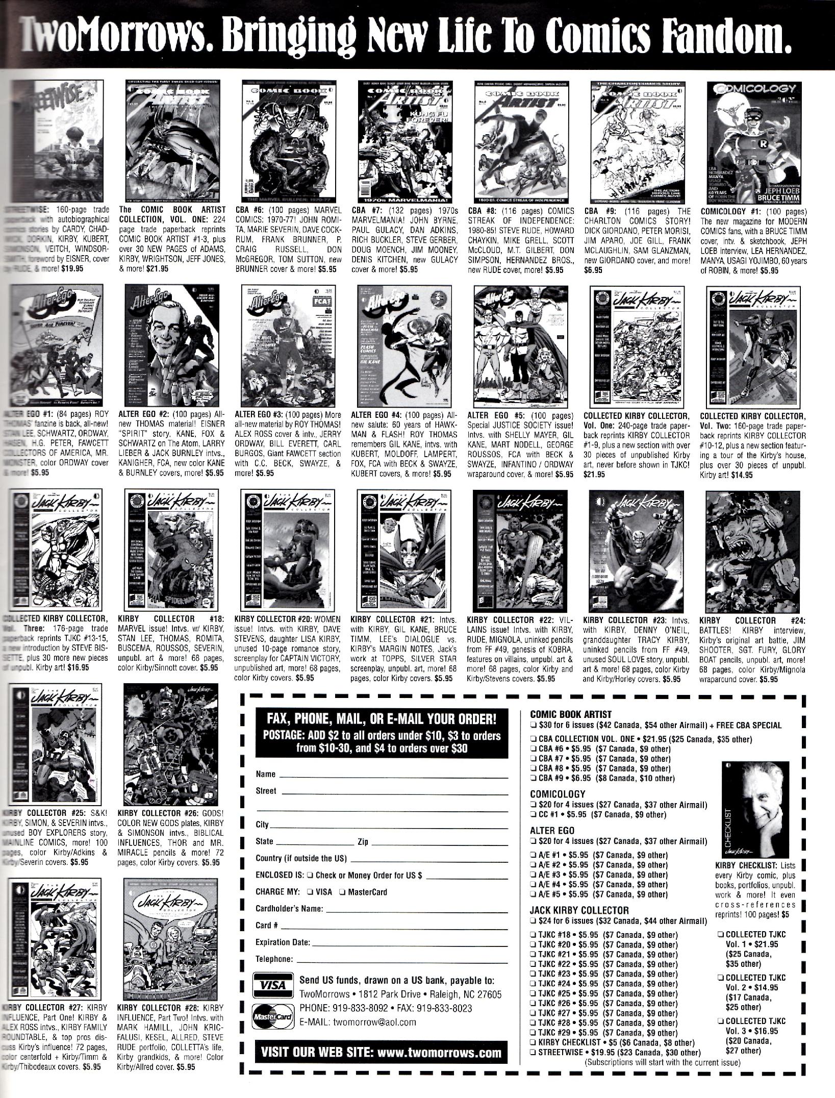Read online The Jack Kirby Collector comic -  Issue #29 - 66