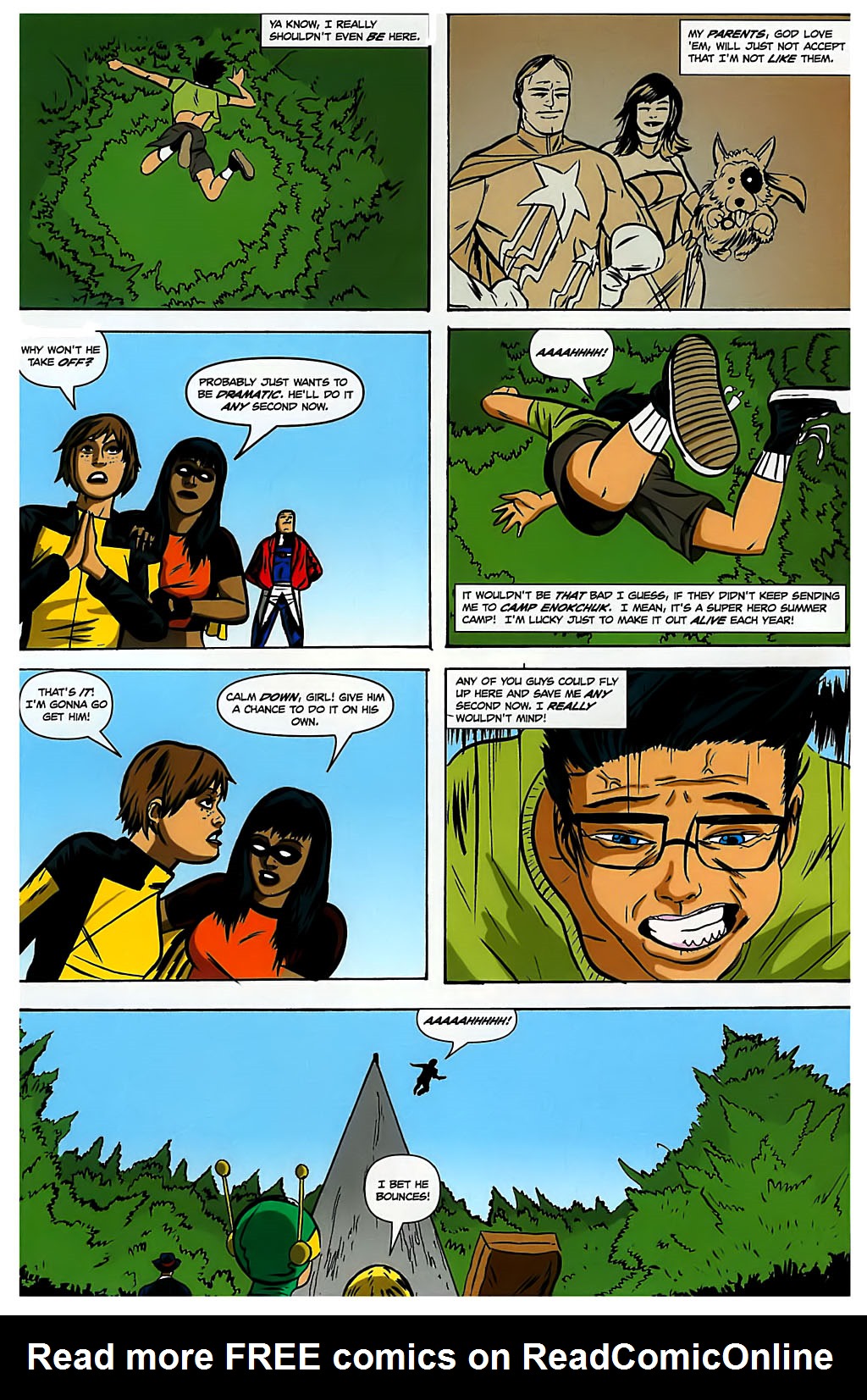 Read online Hero Camp comic -  Issue #1 - 4