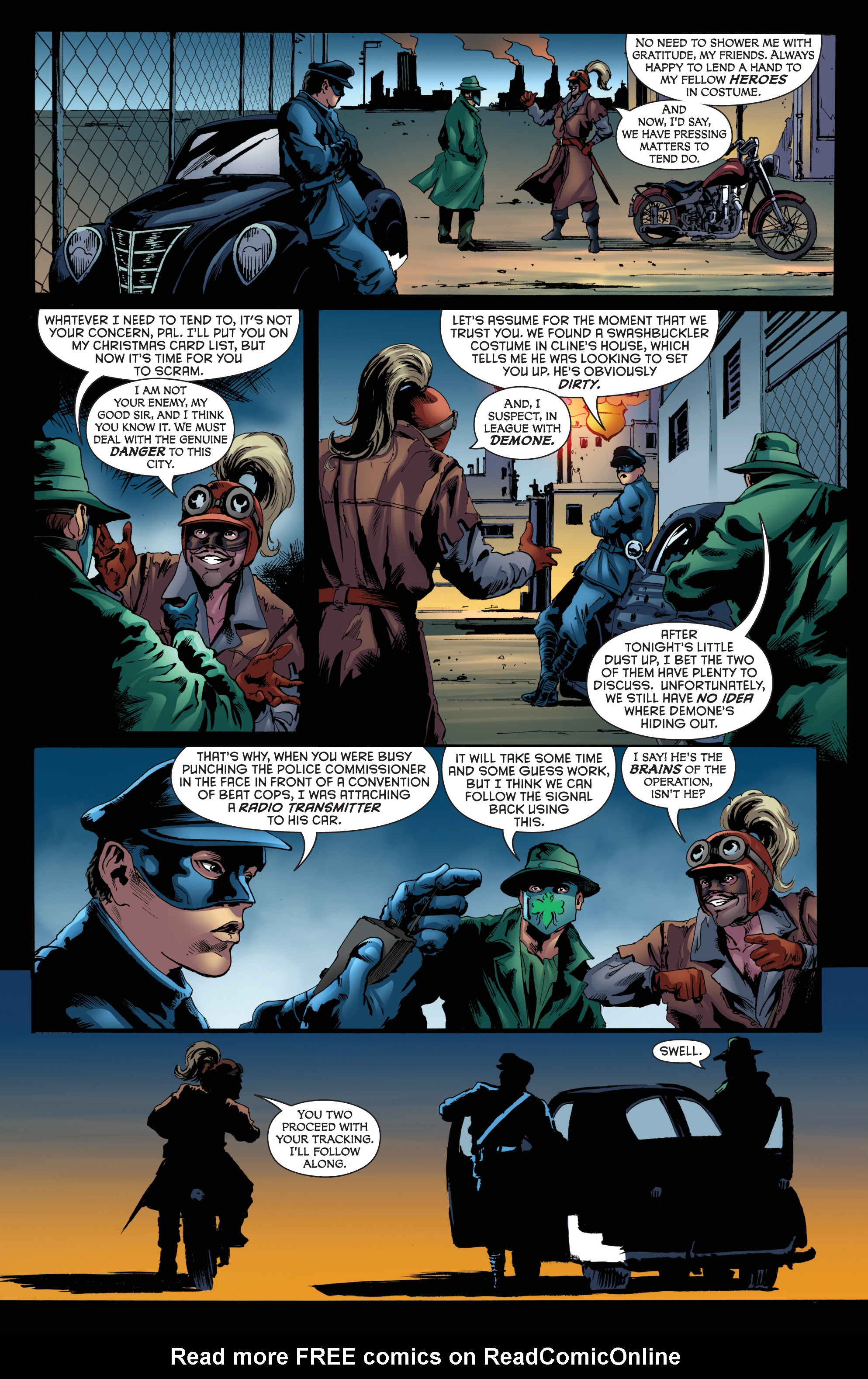 Read online Green Hornet: Reign of The Demon comic -  Issue #4 - 7