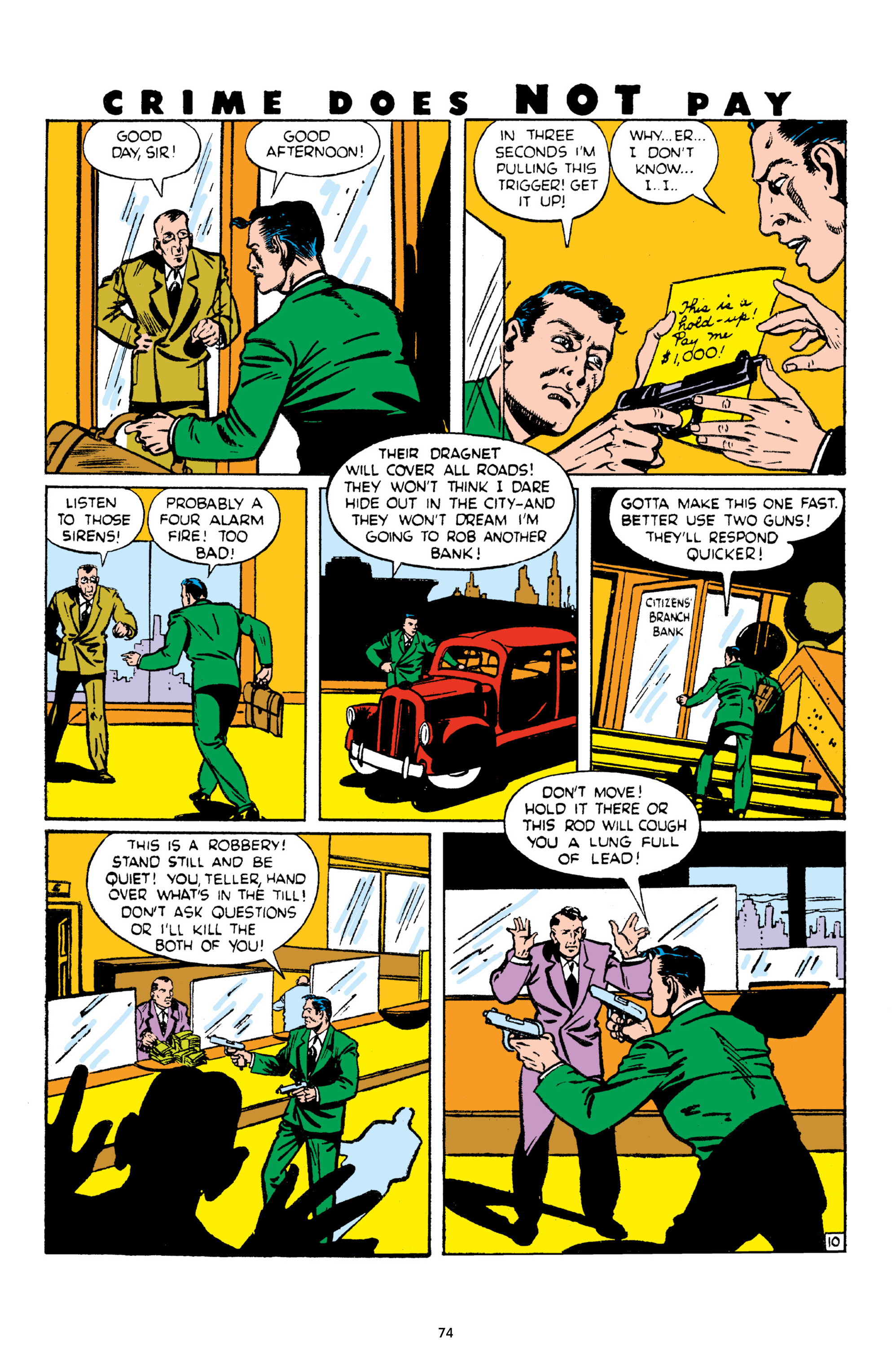 Read online Crime Does Not Pay Archives comic -  Issue # TPB 4 (Part 1) - 74