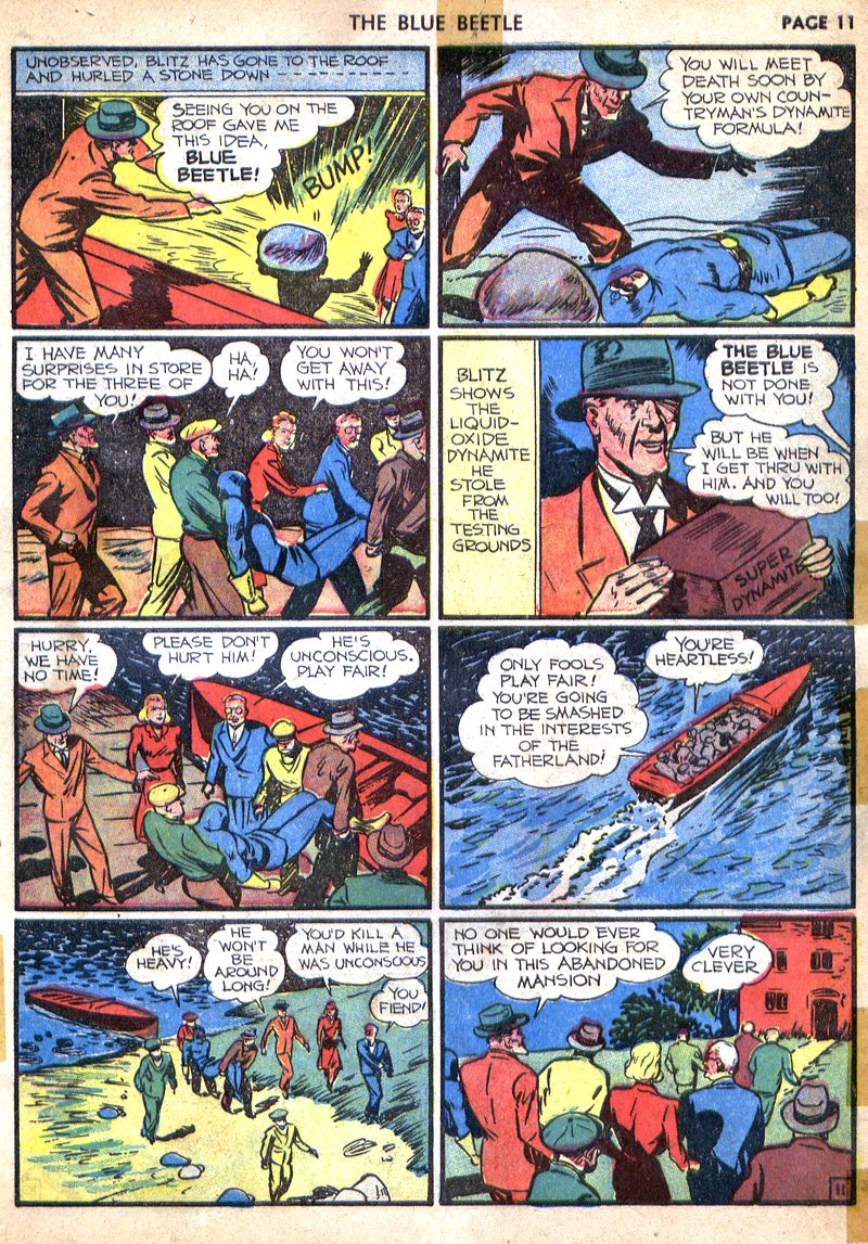 Read online The Blue Beetle comic -  Issue #4 - 12