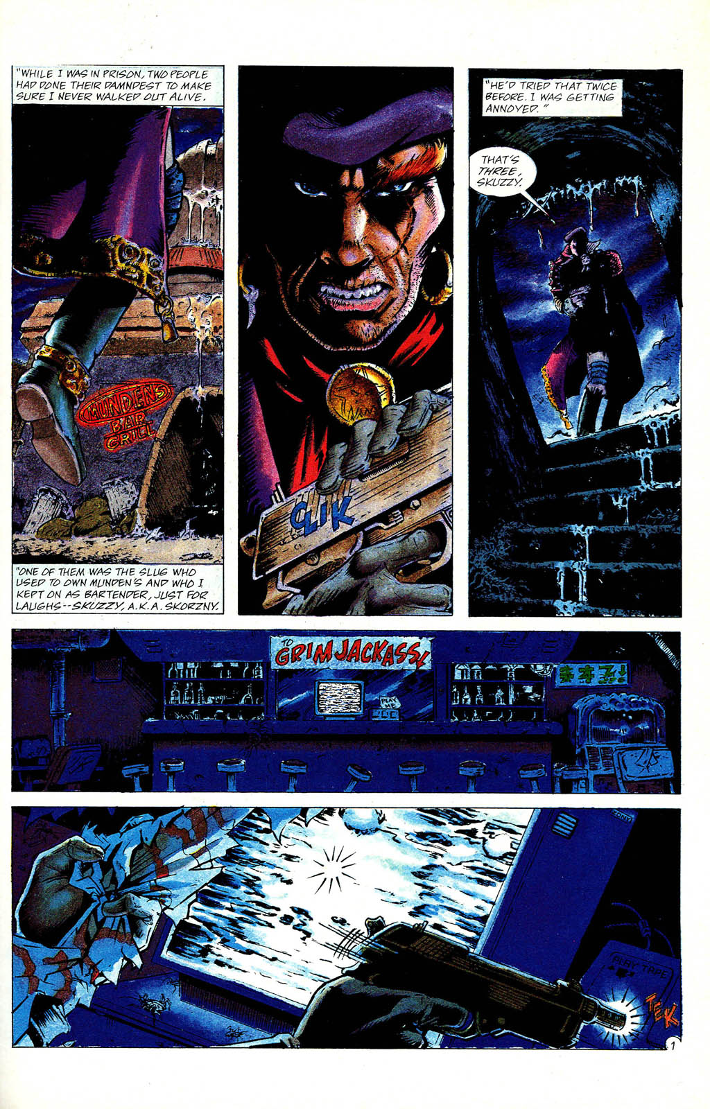 Read online Grimjack comic -  Issue #75 - 3