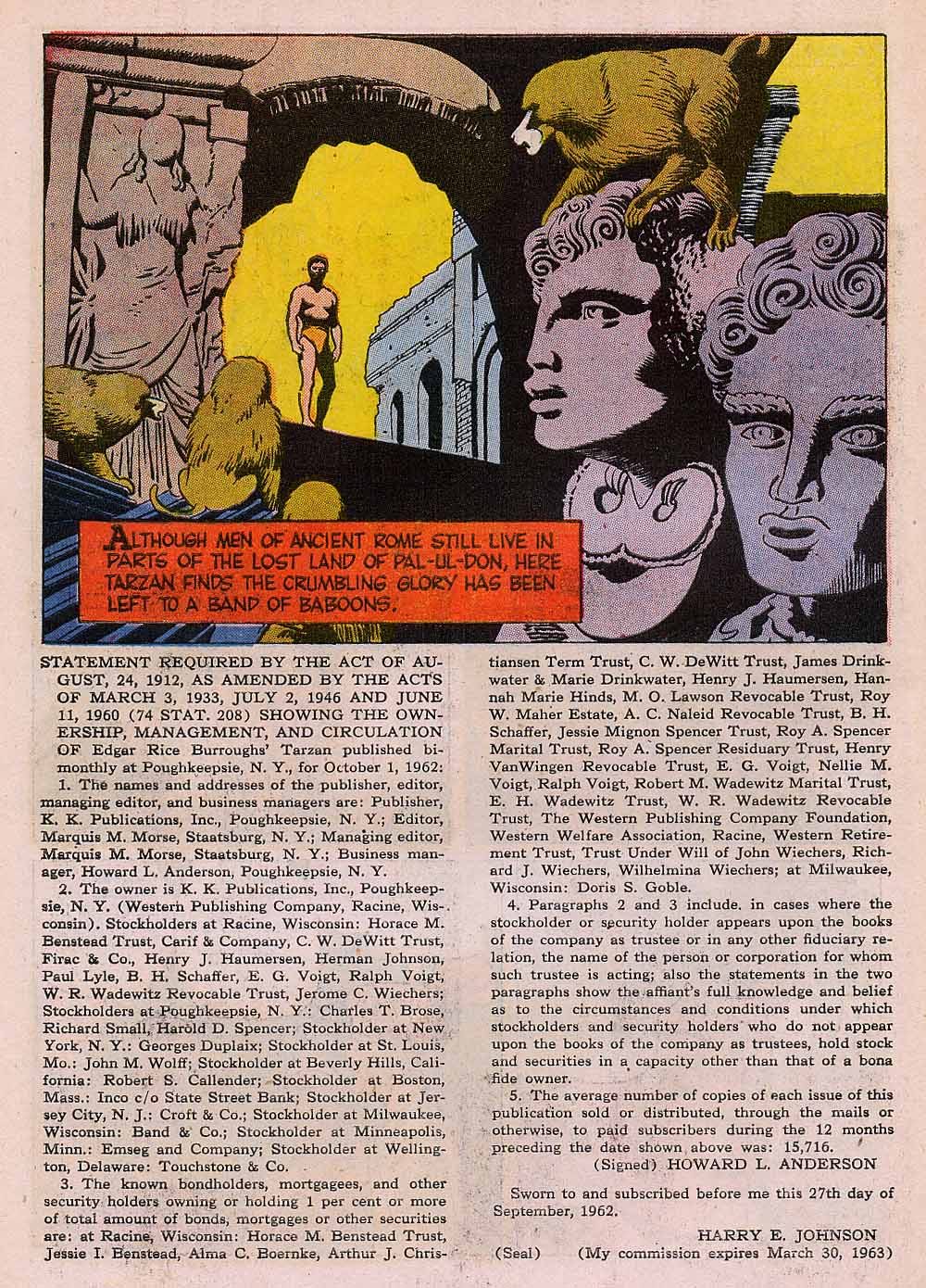 Read online Tarzan (1962) comic -  Issue #134 - 34