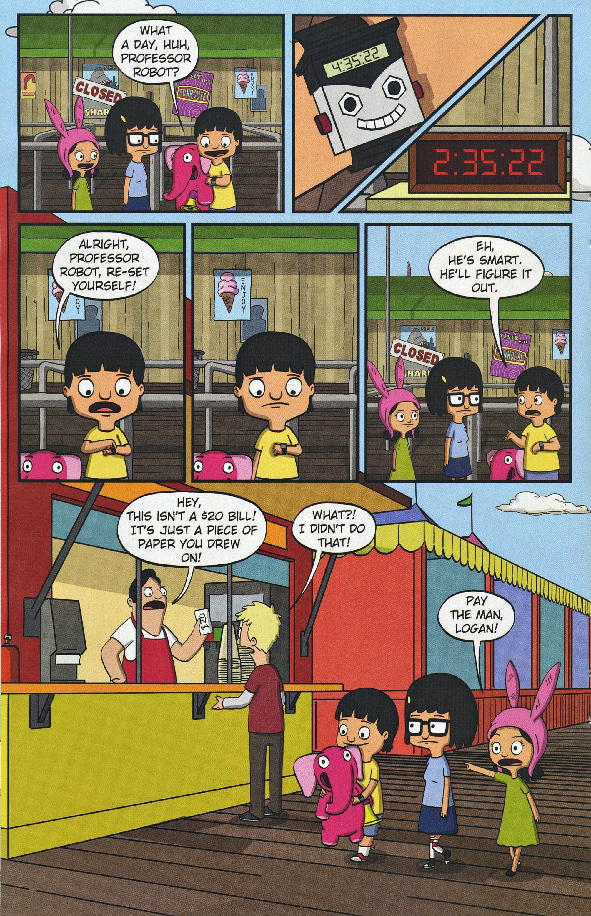 Read online Free Comic Book Day 2019 comic -  Issue # Bob's Burgers - 16