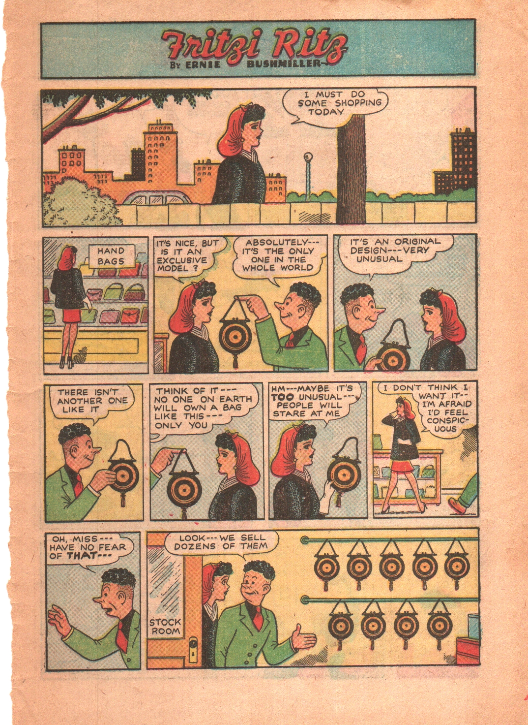Read online Fritzi Ritz (1953) comic -  Issue #51 - 31