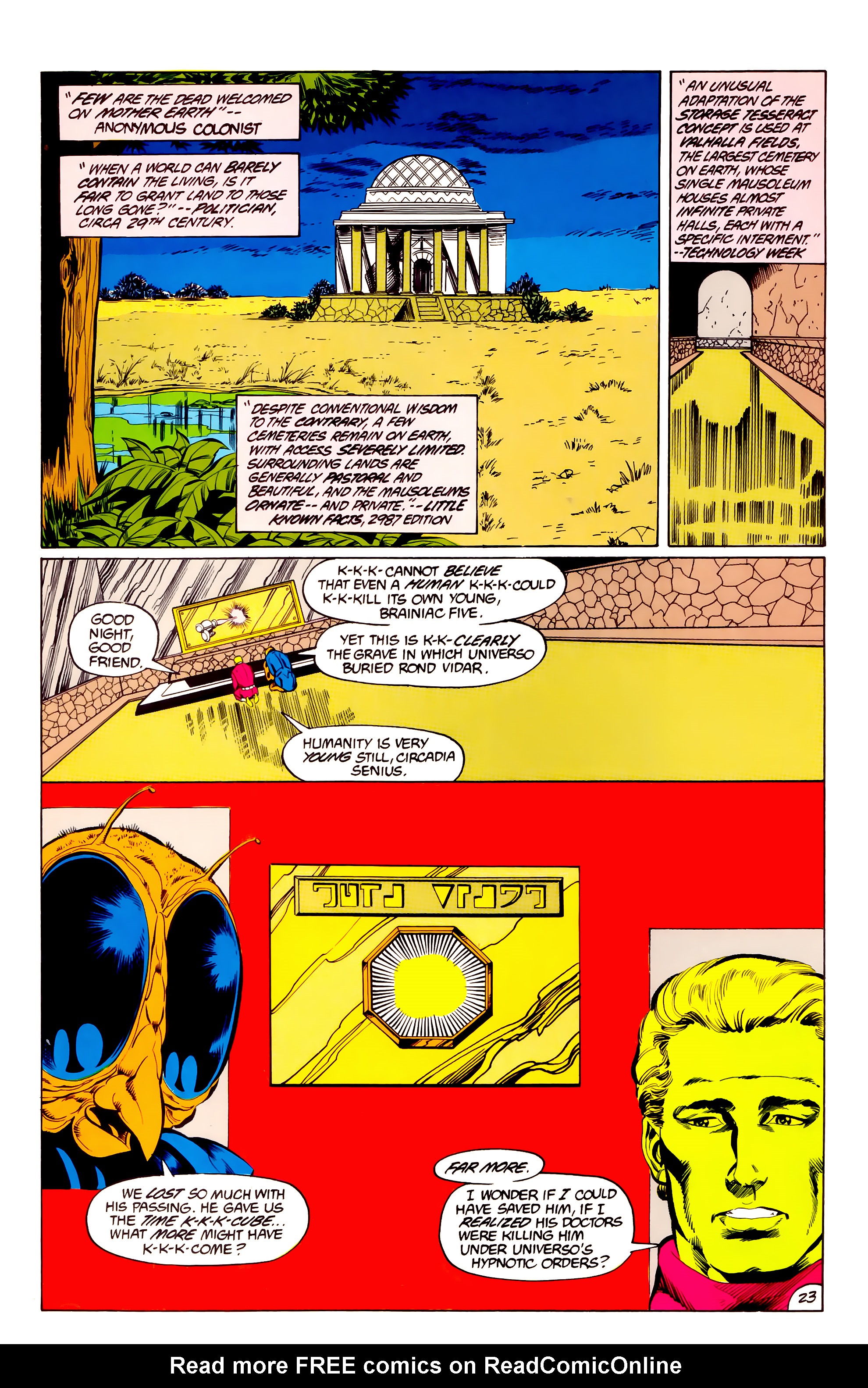 Read online Legion of Super-Heroes (1984) comic -  Issue #36 - 24