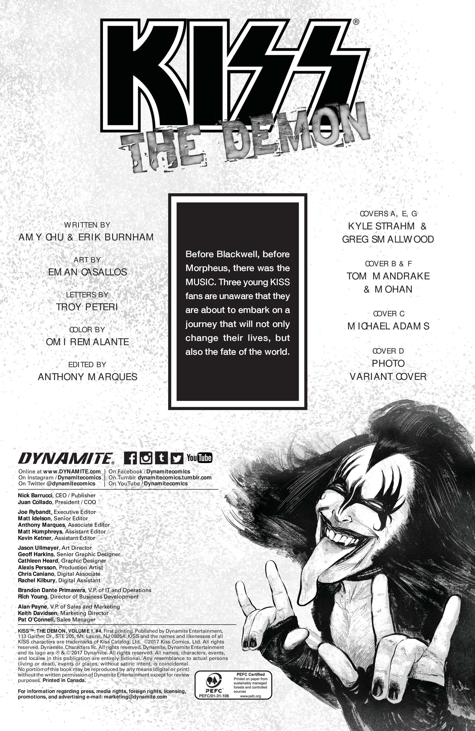 Read online Kiss: The Demon comic -  Issue #4 - 5