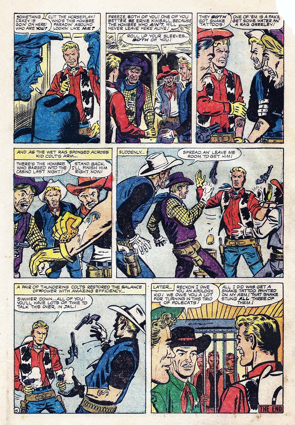 Read online Kid Colt Outlaw comic -  Issue #67 - 7