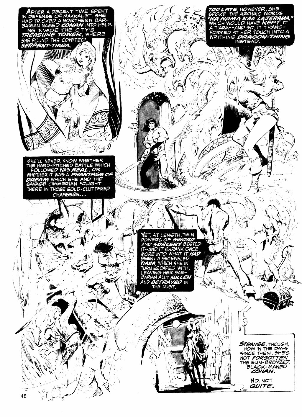 Read online The Savage Sword Of Conan comic -  Issue #83 - 46
