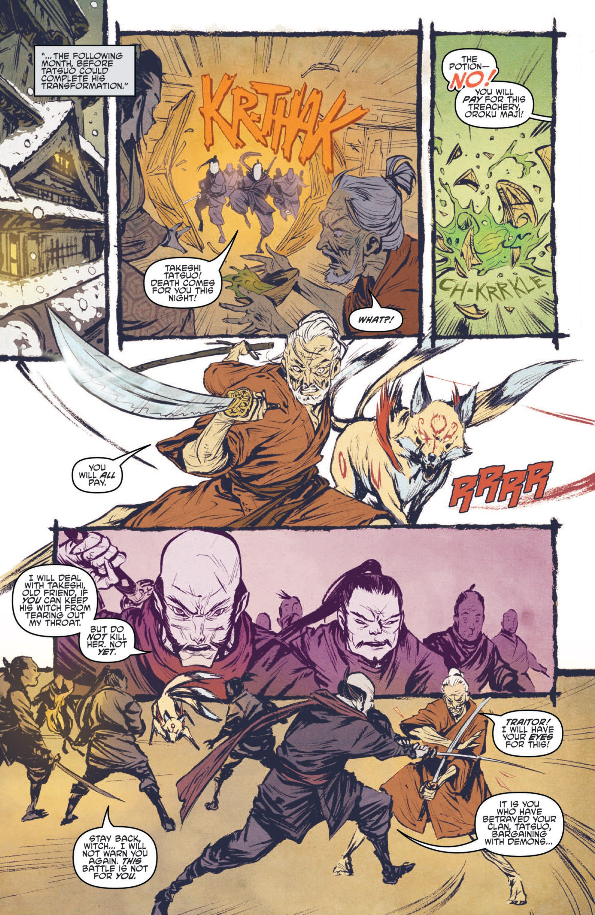 Read online Teenage Mutant Ninja Turtles: The Secret History of the Foot Clan comic -  Issue #1 - 18
