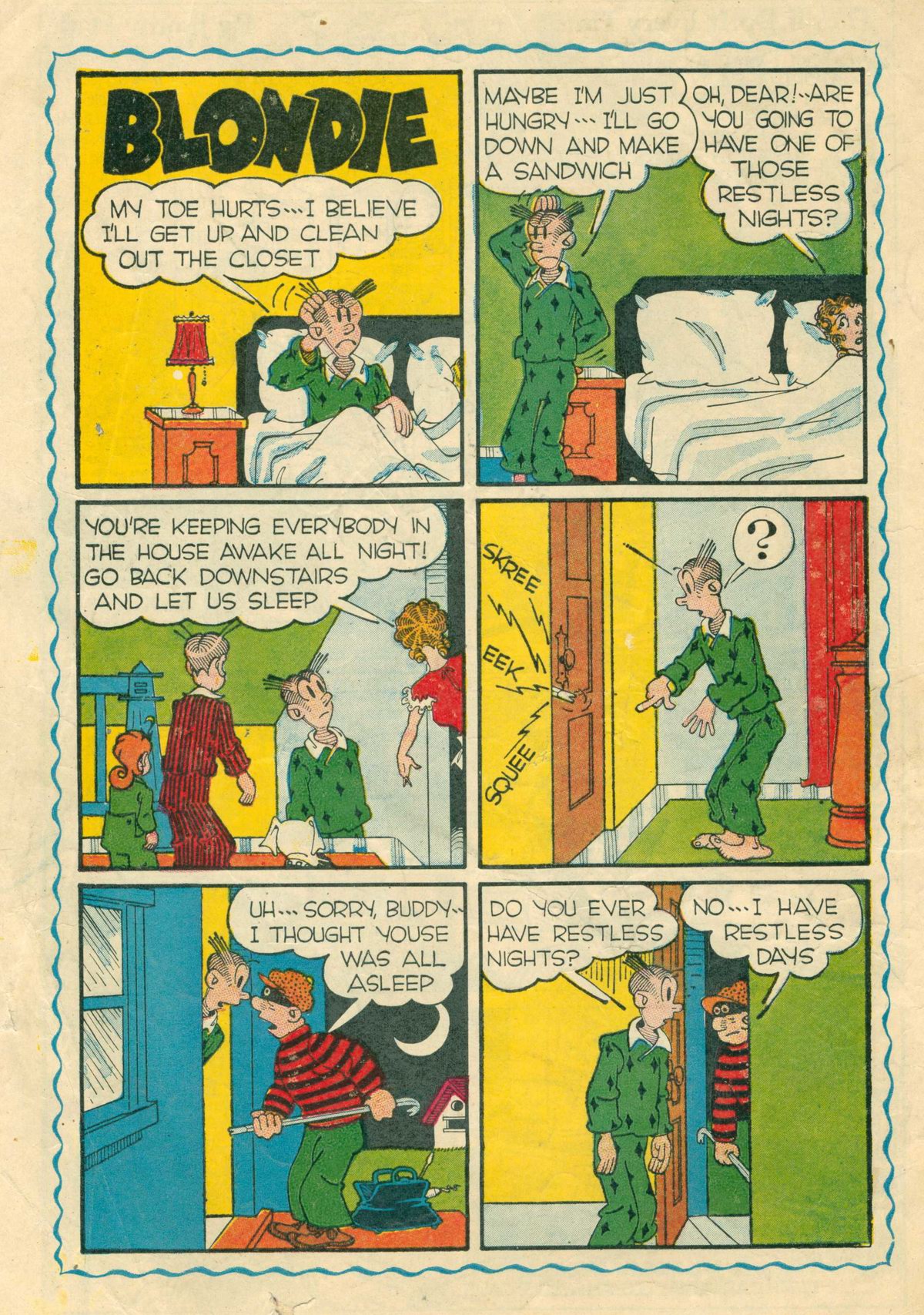 Read online Blondie Comics (1947) comic -  Issue #5 - 36