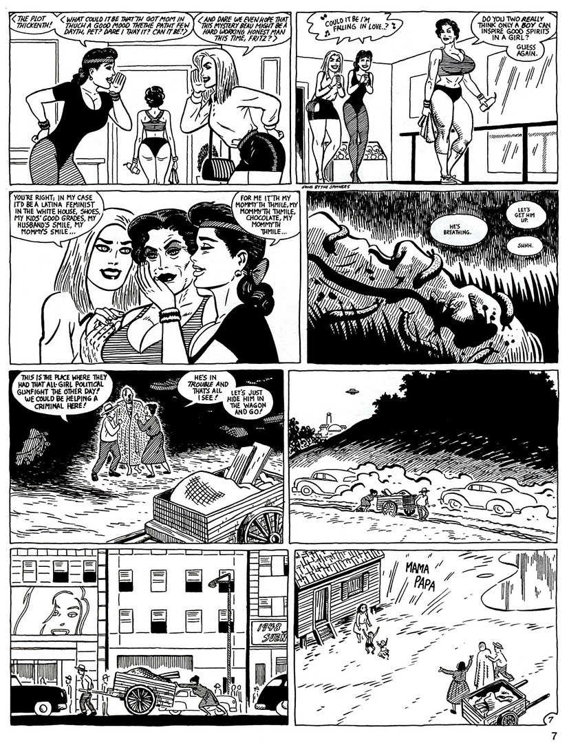 Read online Love and Rockets (1982) comic -  Issue #47 - 9