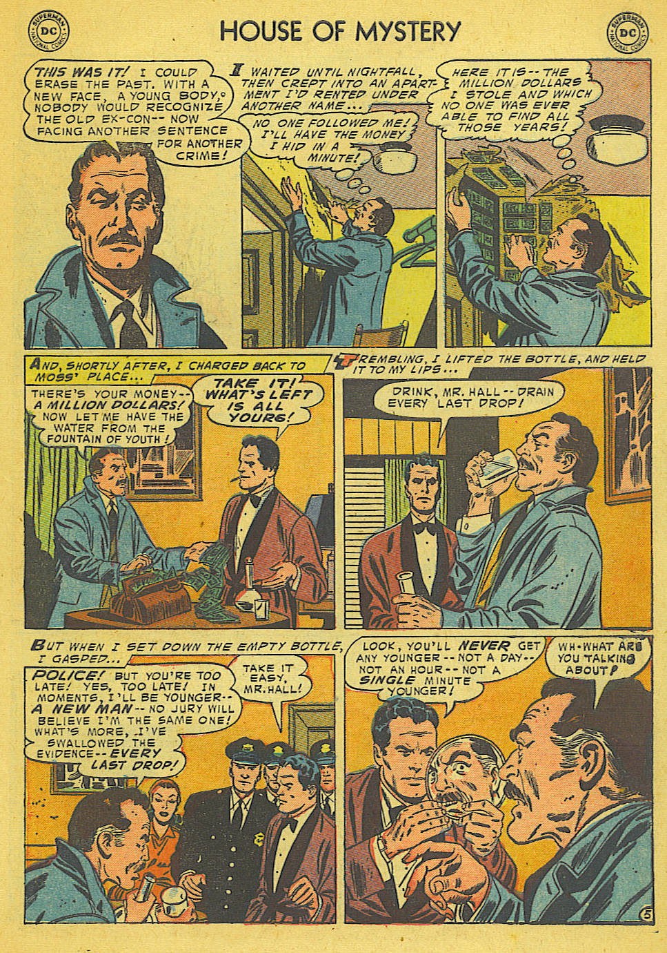 Read online House of Mystery (1951) comic -  Issue #36 - 31