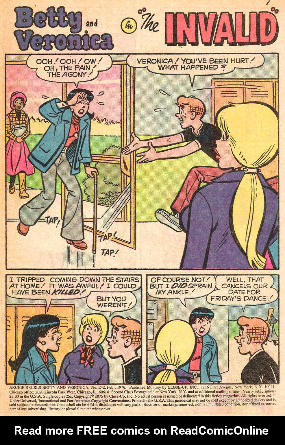 Read online Archie's Girls Betty and Veronica comic -  Issue #242 - 3