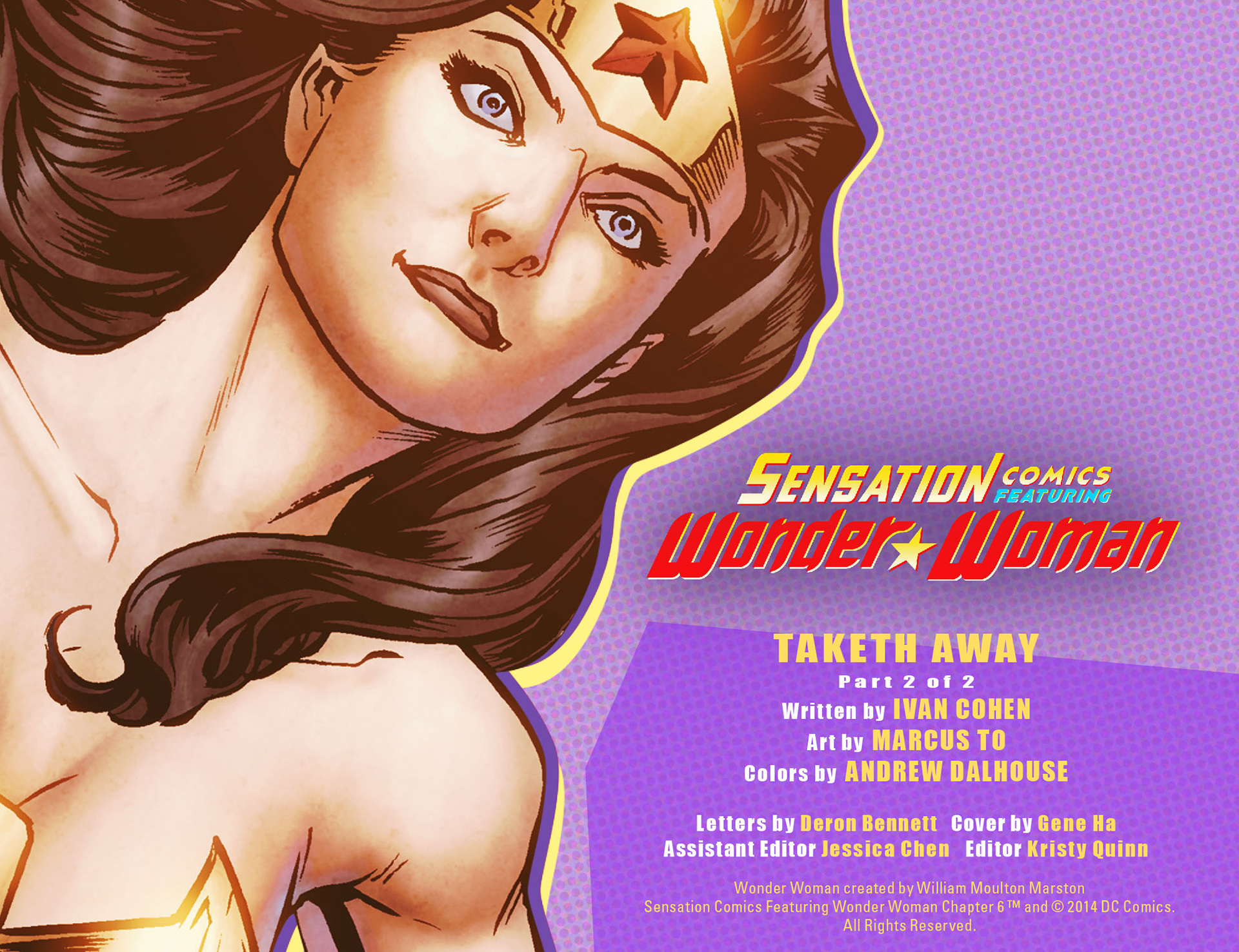 Read online Sensation Comics Featuring Wonder Woman comic -  Issue #6 - 2