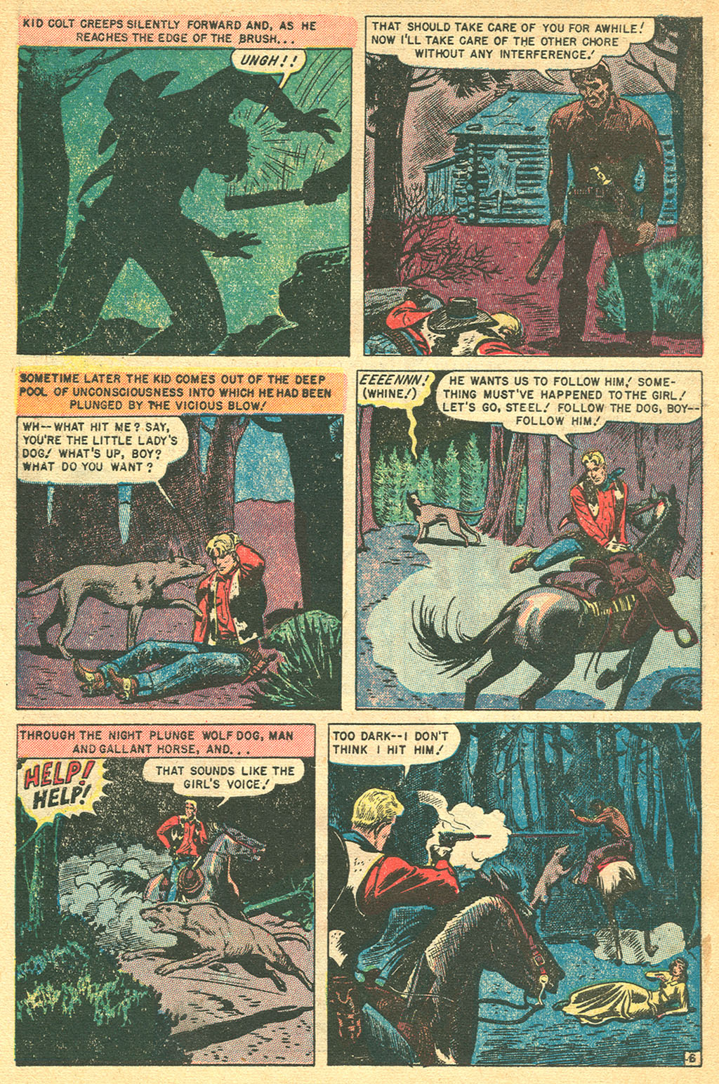 Read online Kid Colt Outlaw comic -  Issue #6 - 8