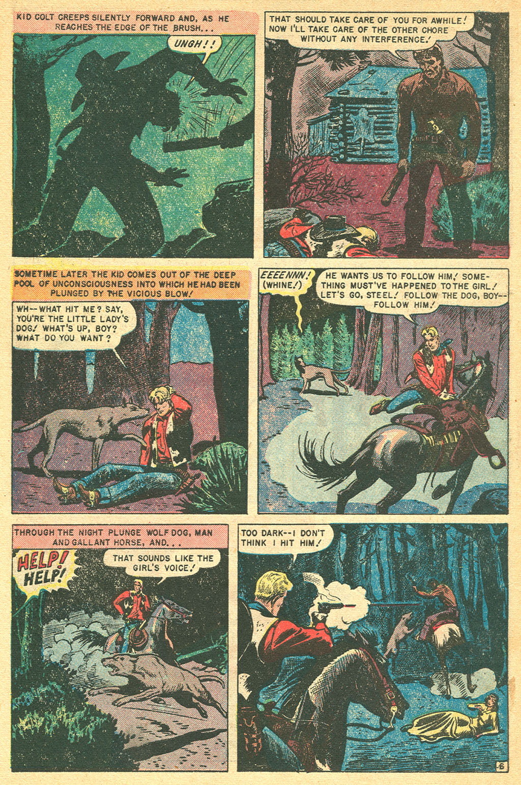 Read online Kid Colt Outlaw comic -  Issue #6 - 8