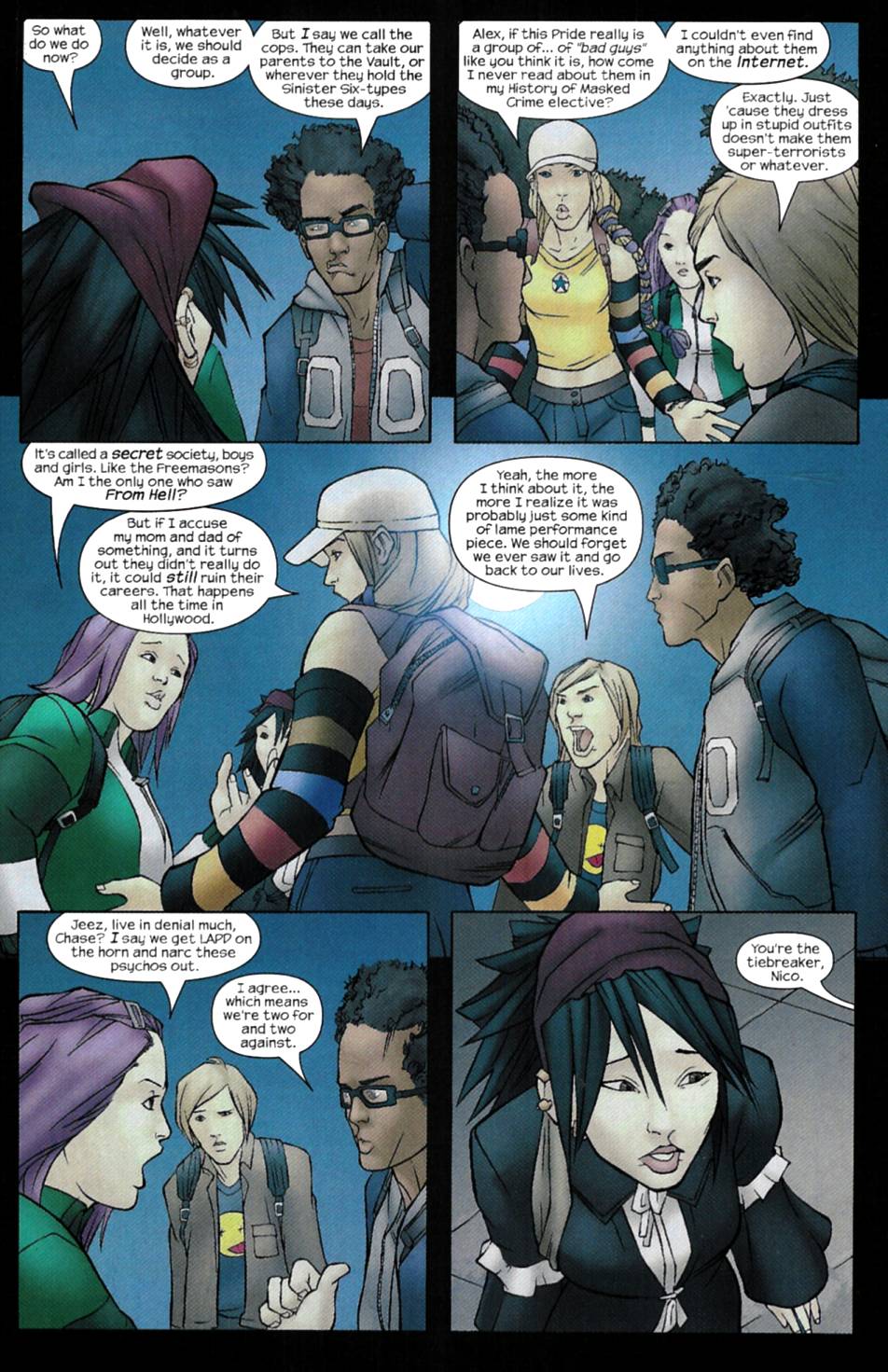 Read online Runaways (2003) comic -  Issue #2 - 16