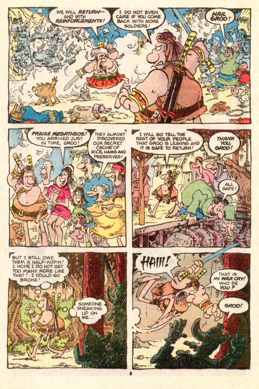 Read online Sergio Aragonés Groo the Wanderer comic -  Issue #25 - 8