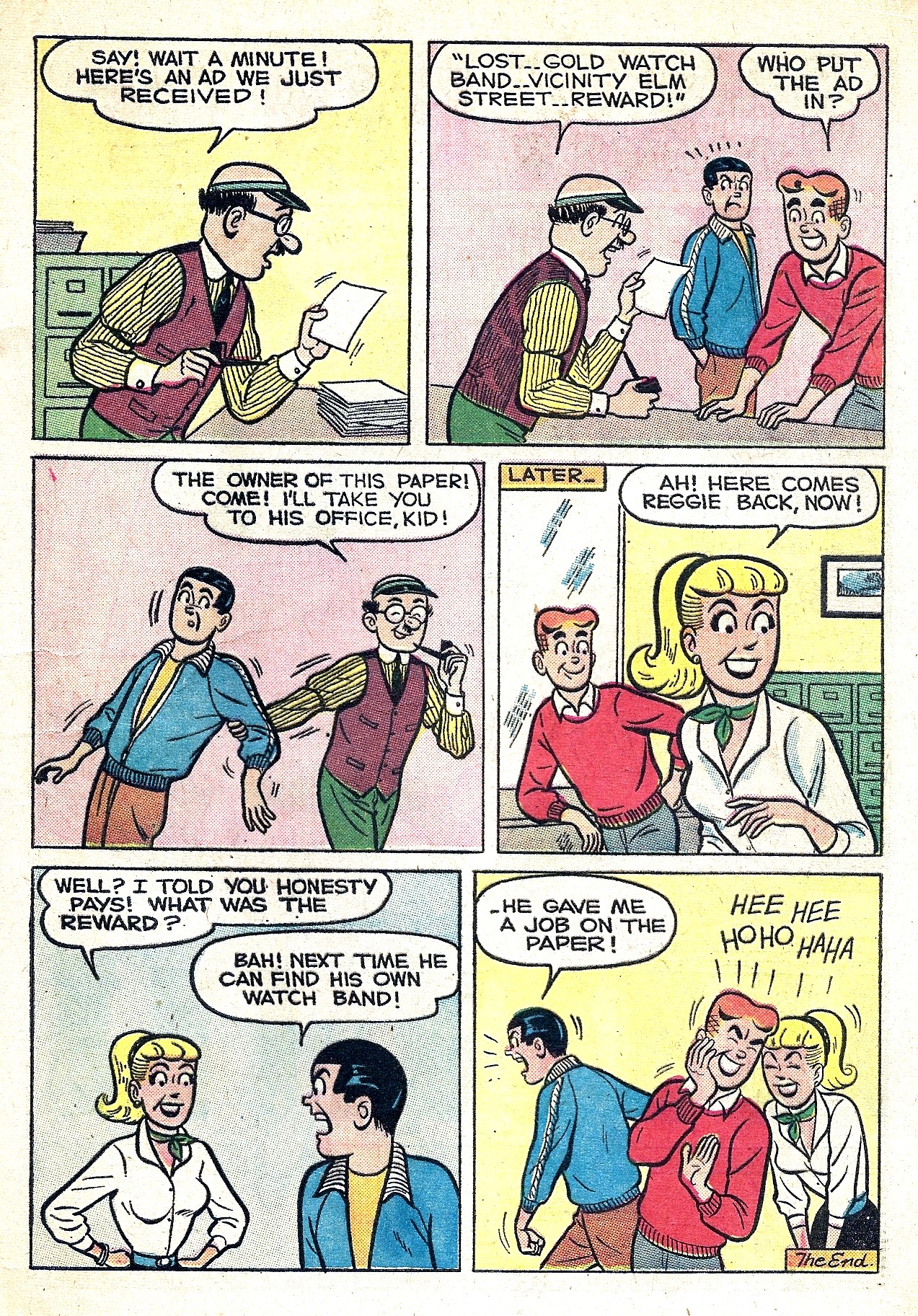 Read online Pep Comics comic -  Issue #165 - 17