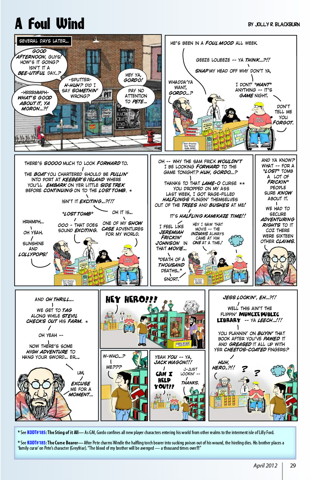 Read online Knights of the Dinner Table comic -  Issue #186 - 31